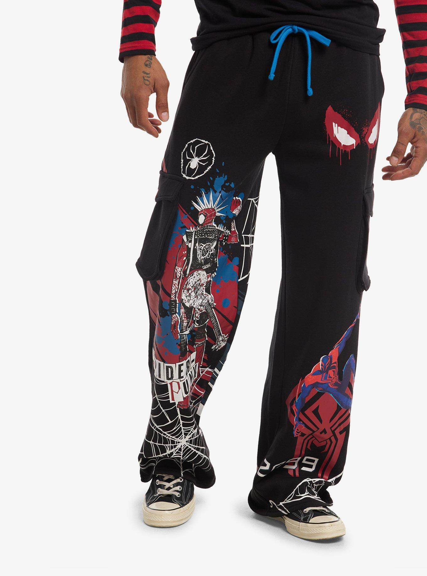 Marvel Spider-Man: Across The Spider-Verse Cargo Sweatpants, , hi-res