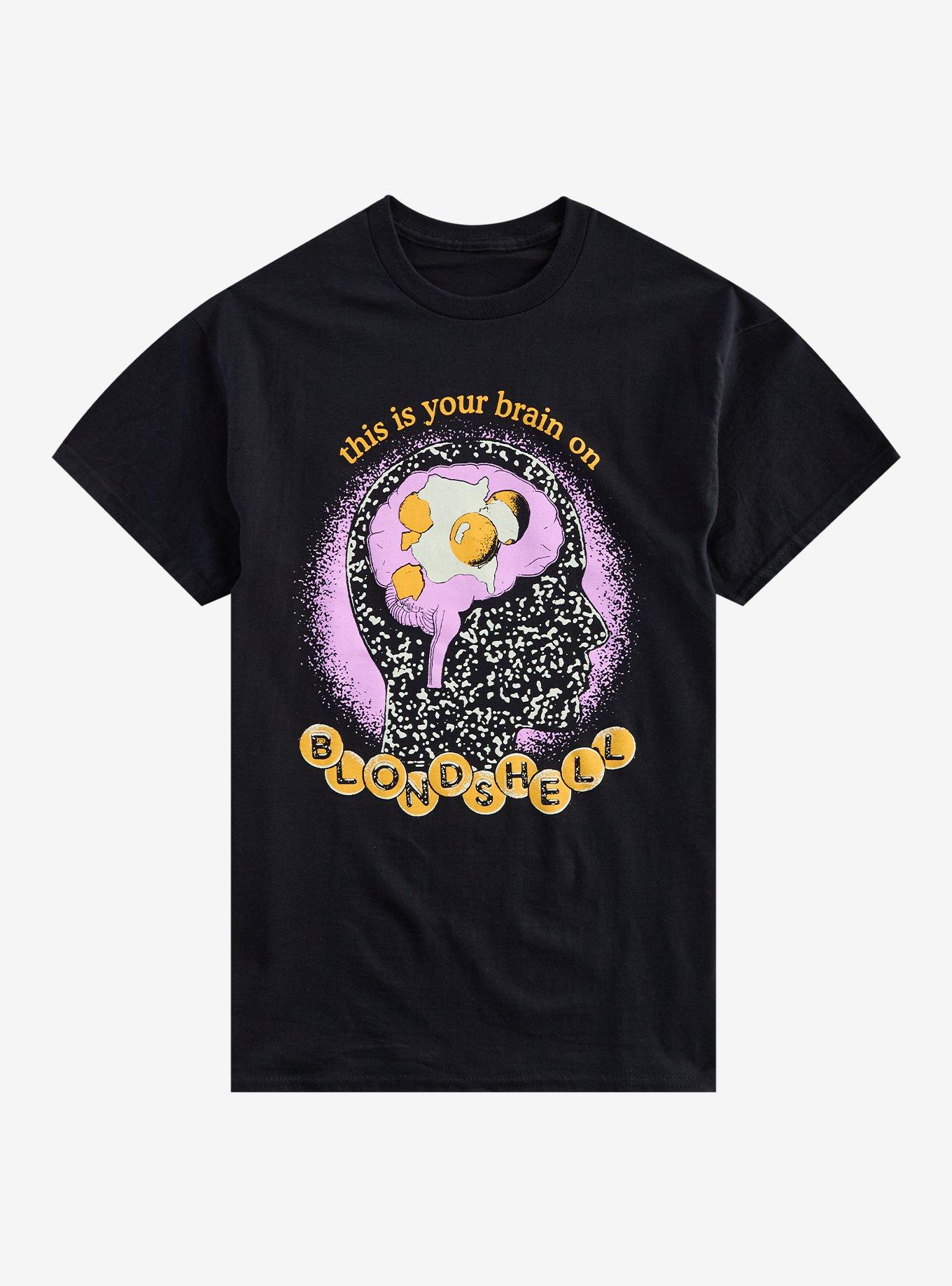 Blondshell Cracked Egg Brain T-Shirt, , hi-res