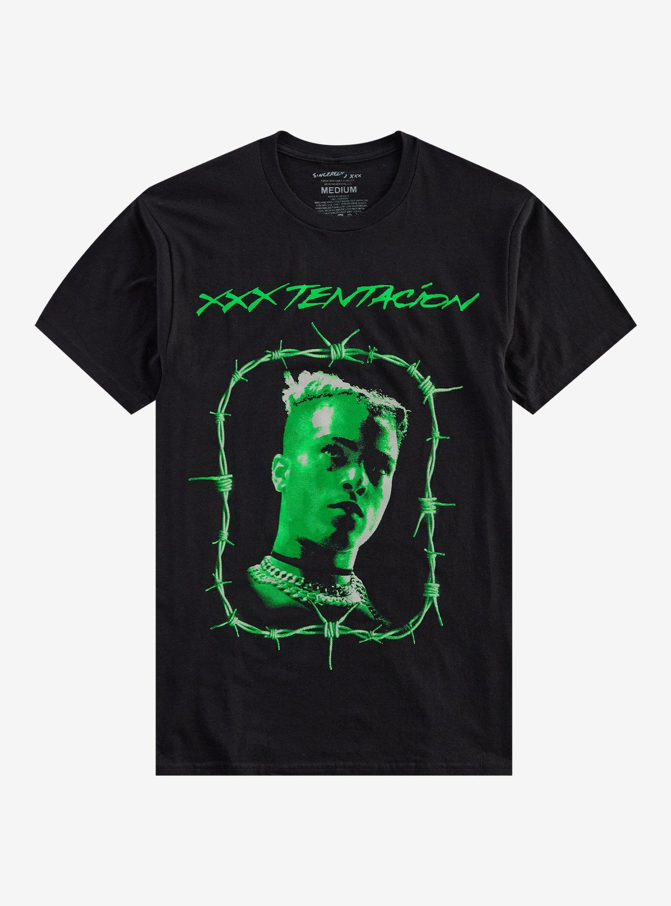 XXXTentacion Barbed Wire Portrait T-Shirt, , hi-res