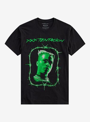 XXXTentacion Barbed Wire Portrait T-Shirt | Hot Topic