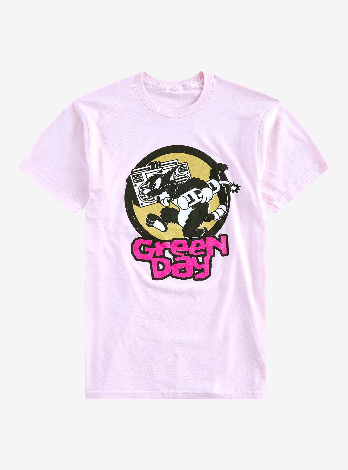 Green Day Punk Cat T-Shirt, , hi-res