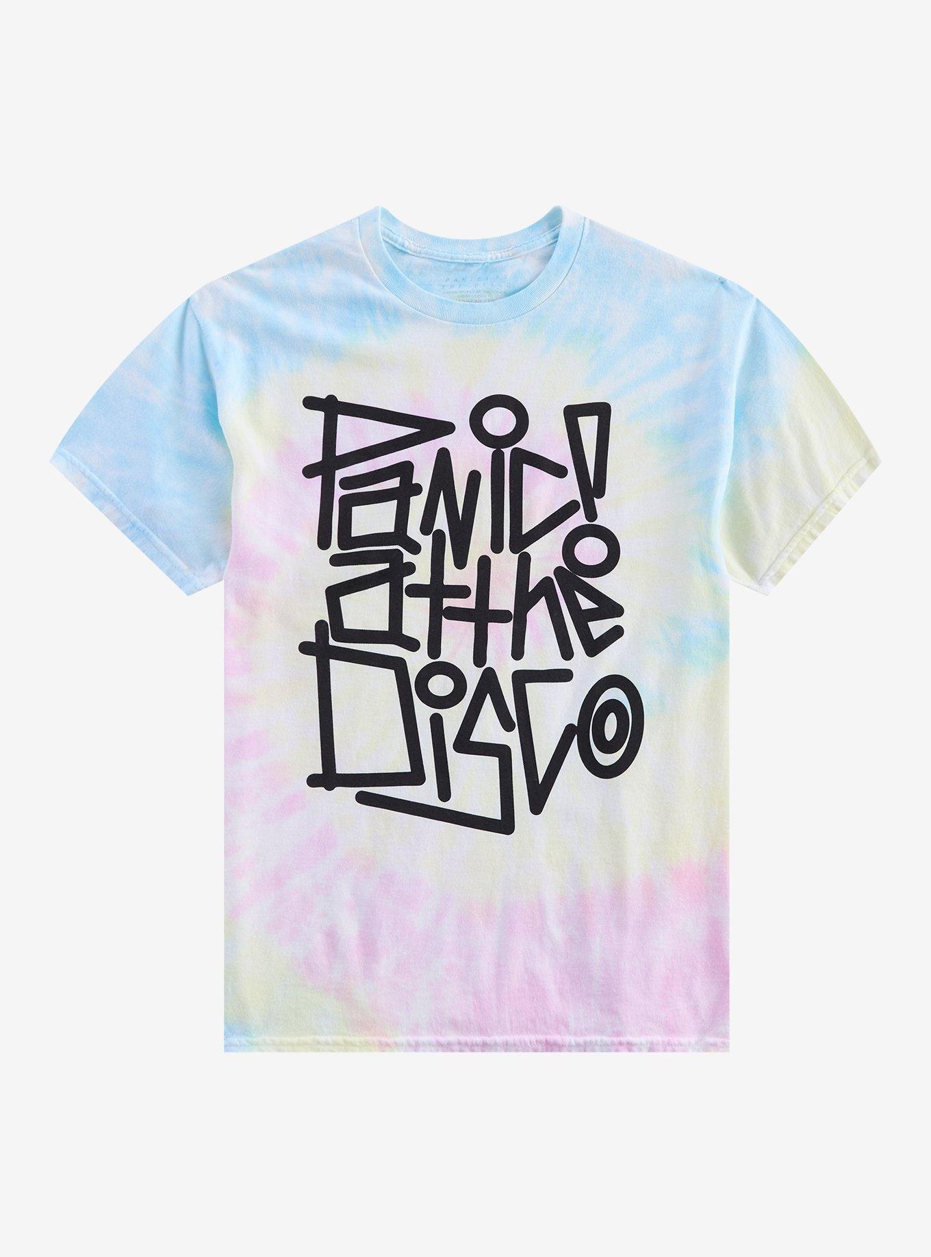 Panic! At The Disco Rainbow Tie-Dye T-Shirt, , hi-res
