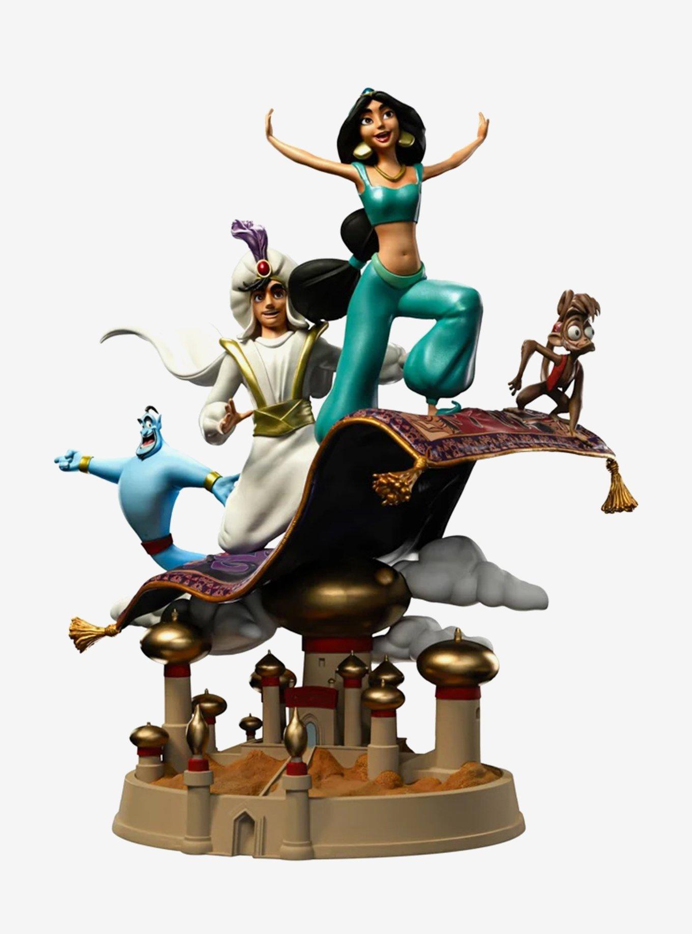 Iron Studios Disney Classics Aladdin and Jasmine (Disney 100th Anniversary) Art Scale Limited Edition Figure, , hi-res