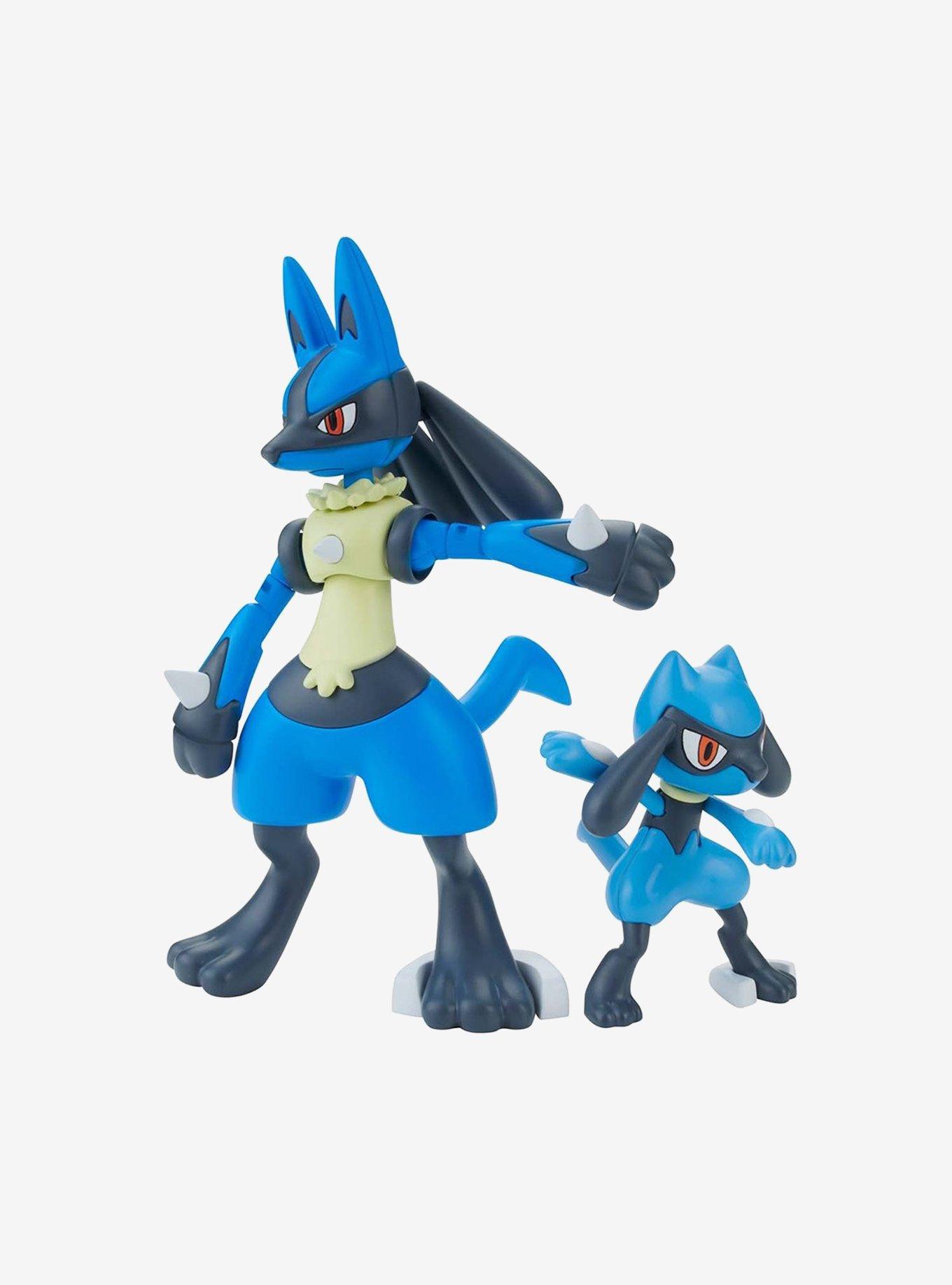 Bandai Namco Pok&eacute;mon Riolu & Lucario Model Kit Set, , hi-res