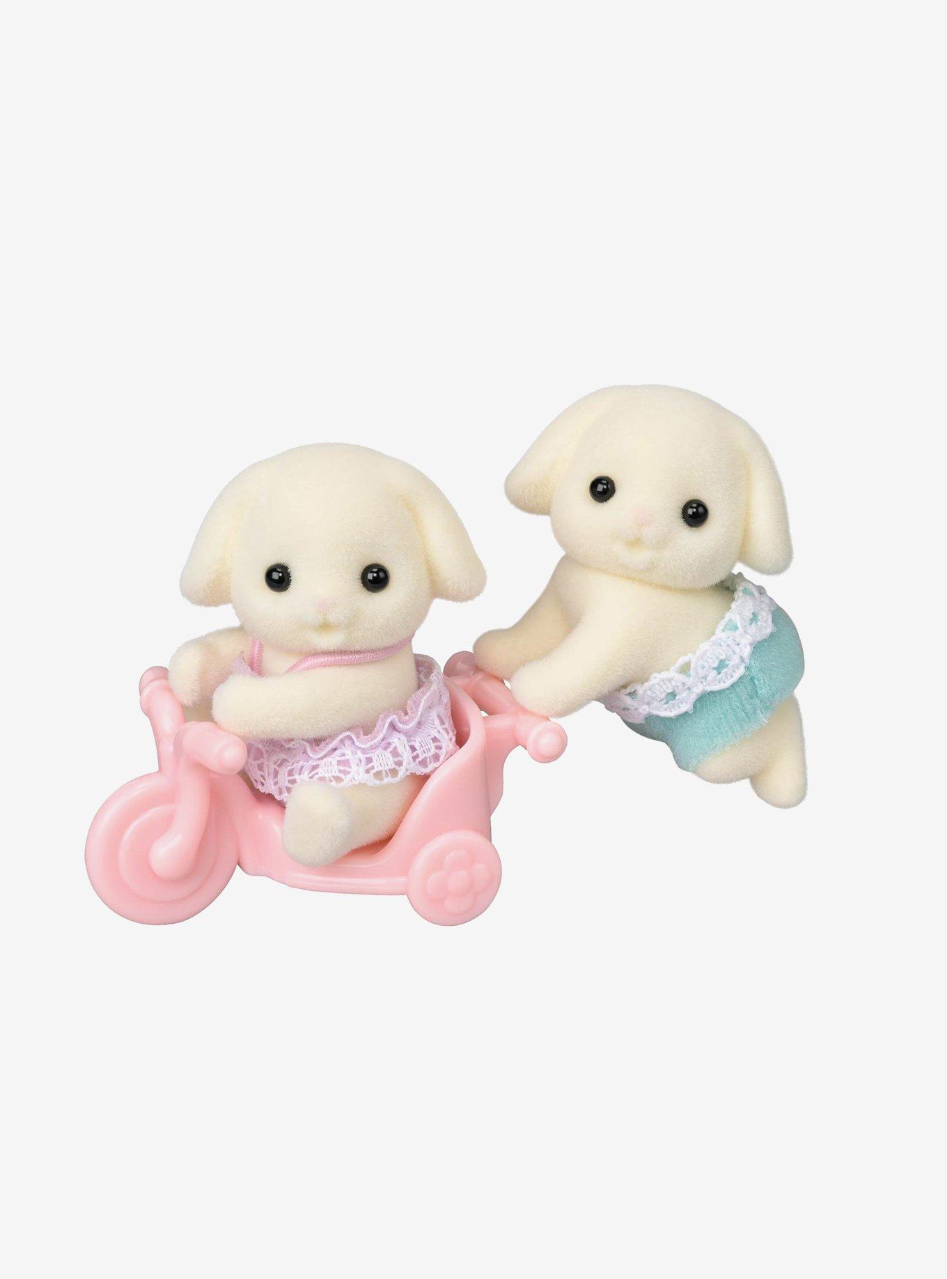Calico Critters Flora Rabbit Twins Figure Set, , hi-res
