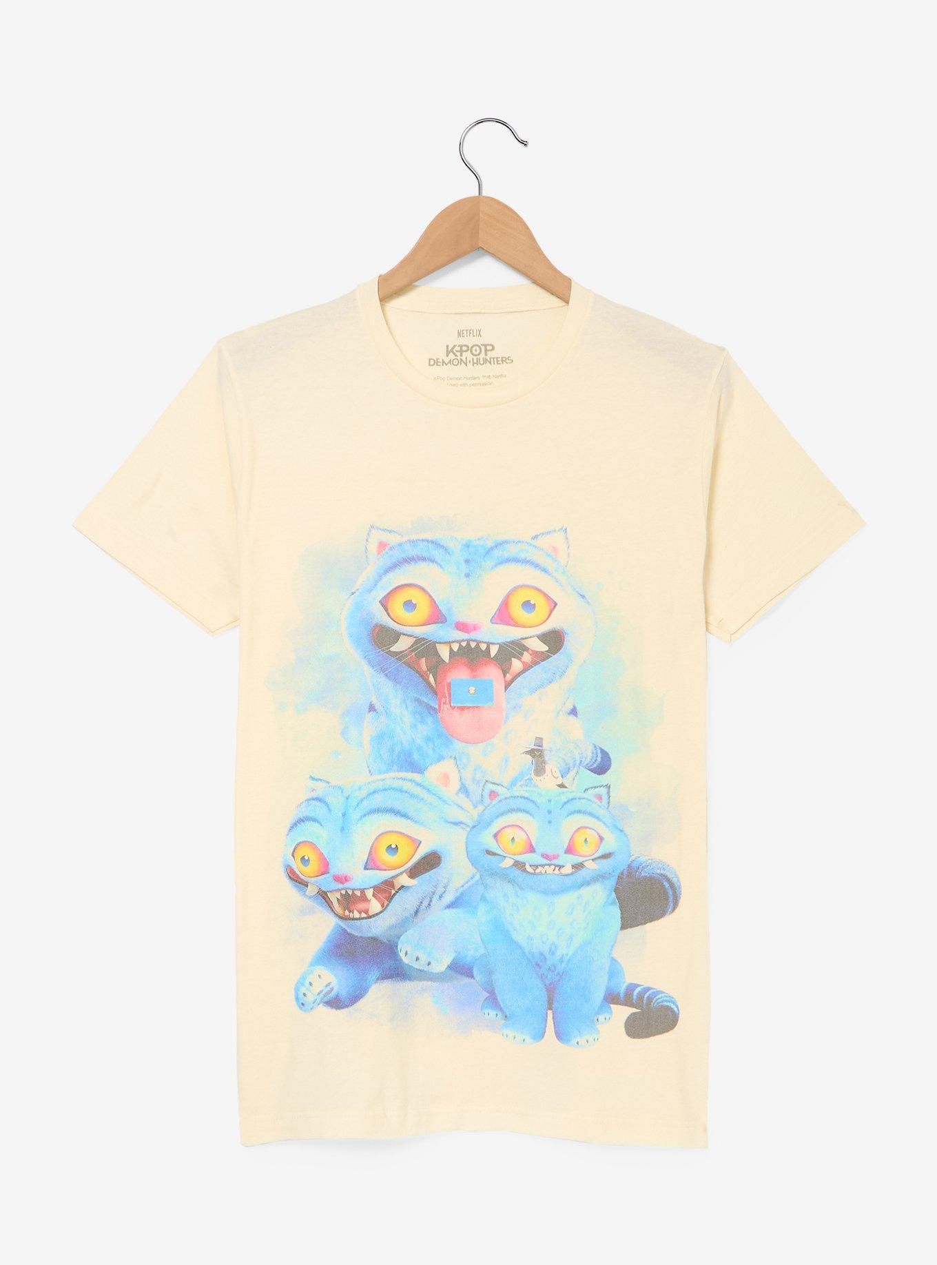 KPop Demon Hunters Derpy Tiger Multi-Portrait T-Shirt - BoxLunch Exclusive, , hi-res