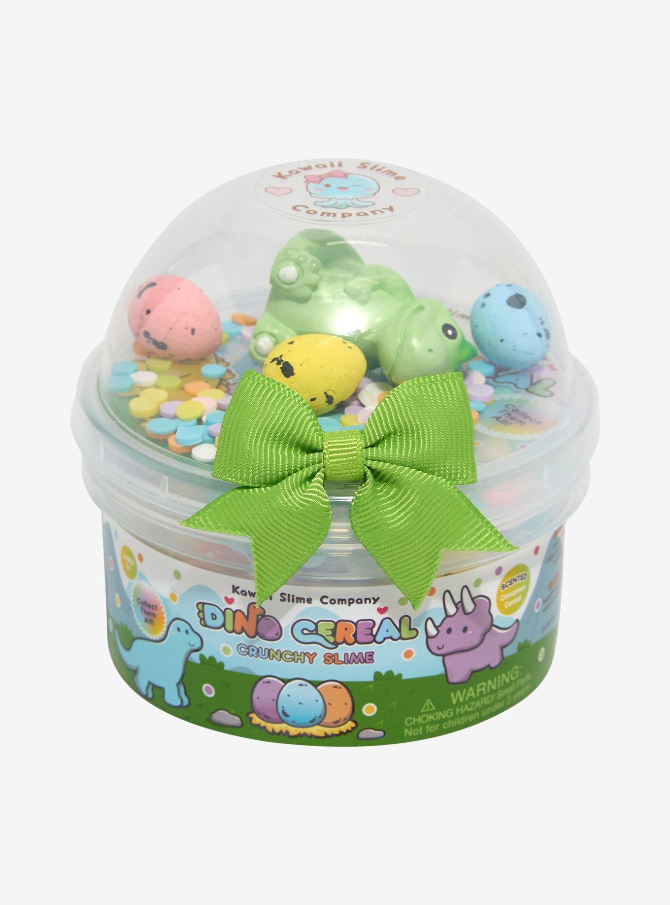 Kawaii Slime Company Dino Cereal Cinnamon Cereal Scented Crunchy Slime, , hi-res