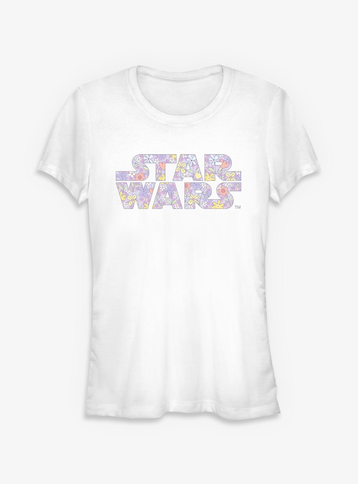 Star Wars Spring Flower Logo Girls T-Shirt, , hi-res