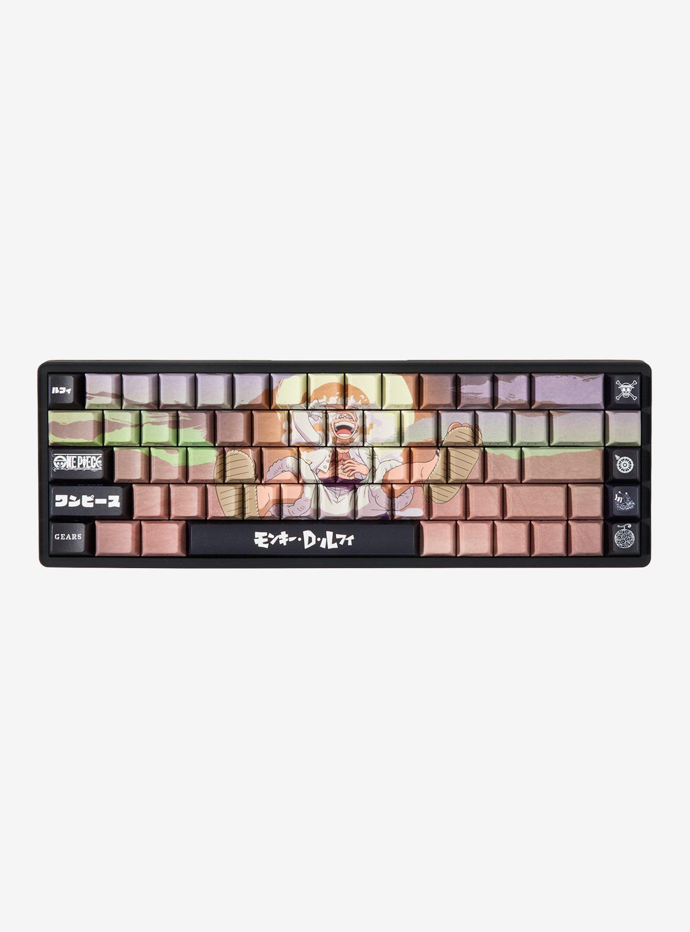 One Piece Monkey D. Luffy Wired Mechanical Keyboard - BoxLunch Exclusive, , hi-res