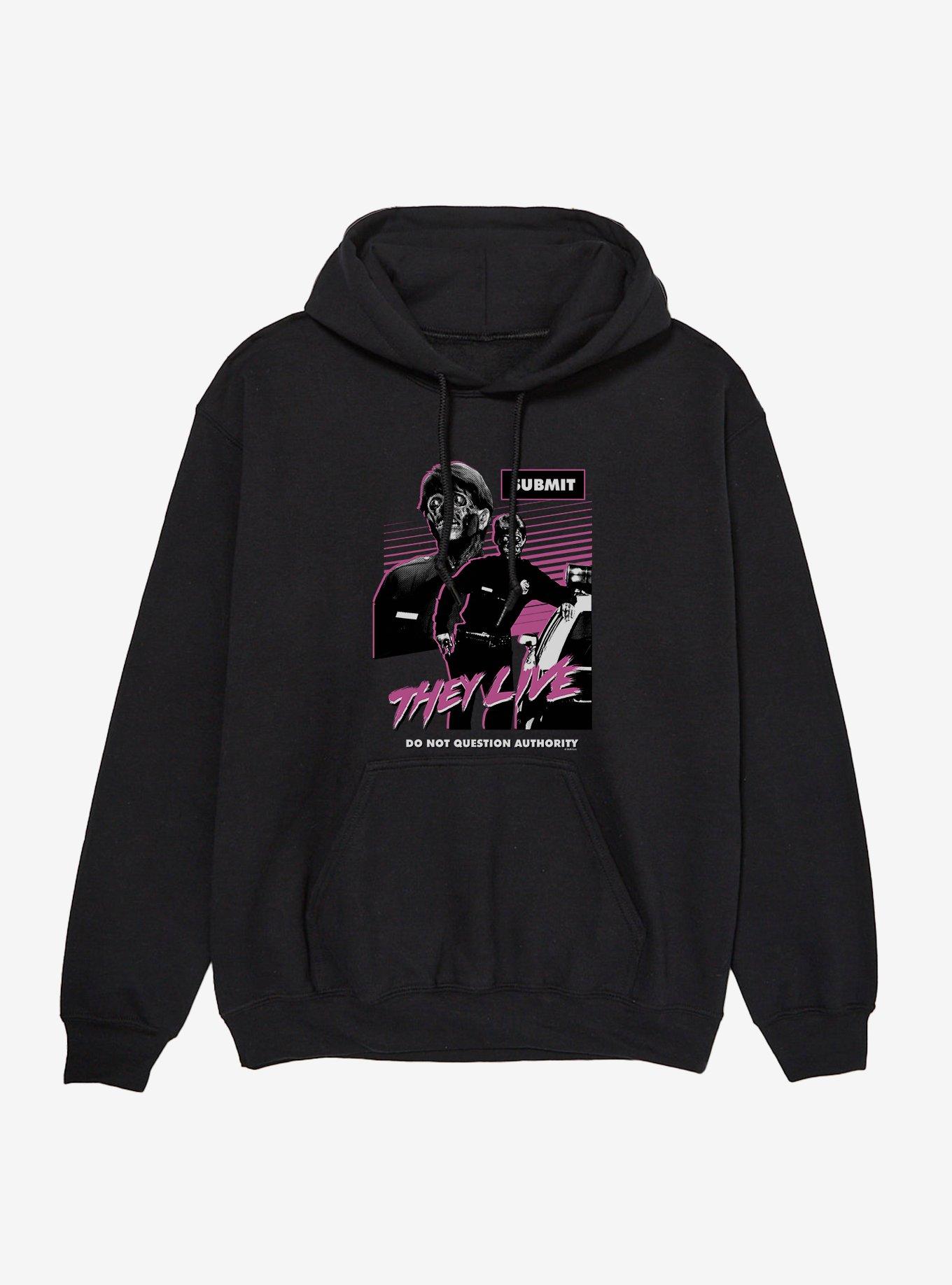 They Live Do Not Question Authority Hoodie, , hi-res