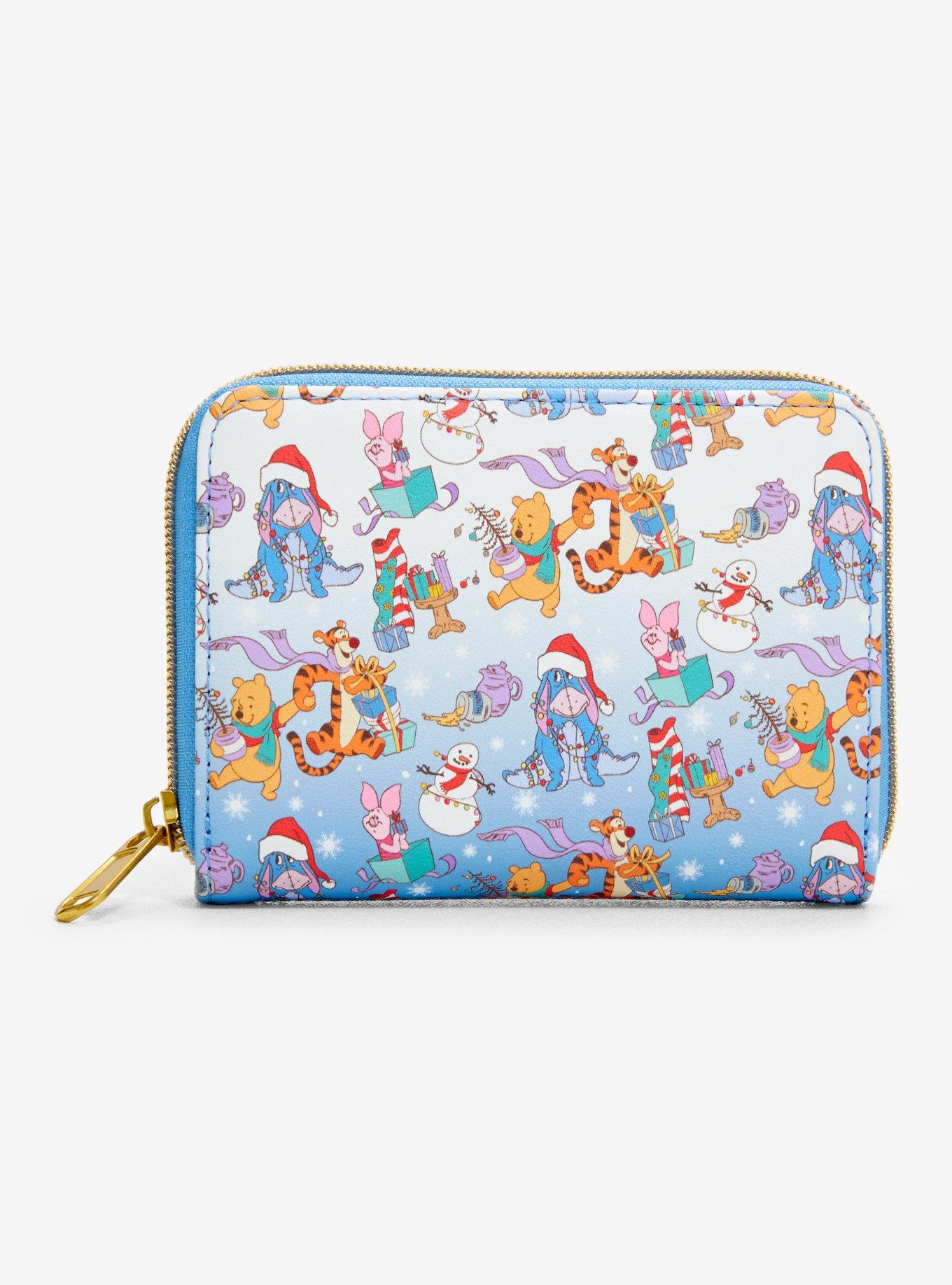 Loungefly Disney Winnie The Pooh Holiday Mini Zipper Wallet Hot Topic Exclusive