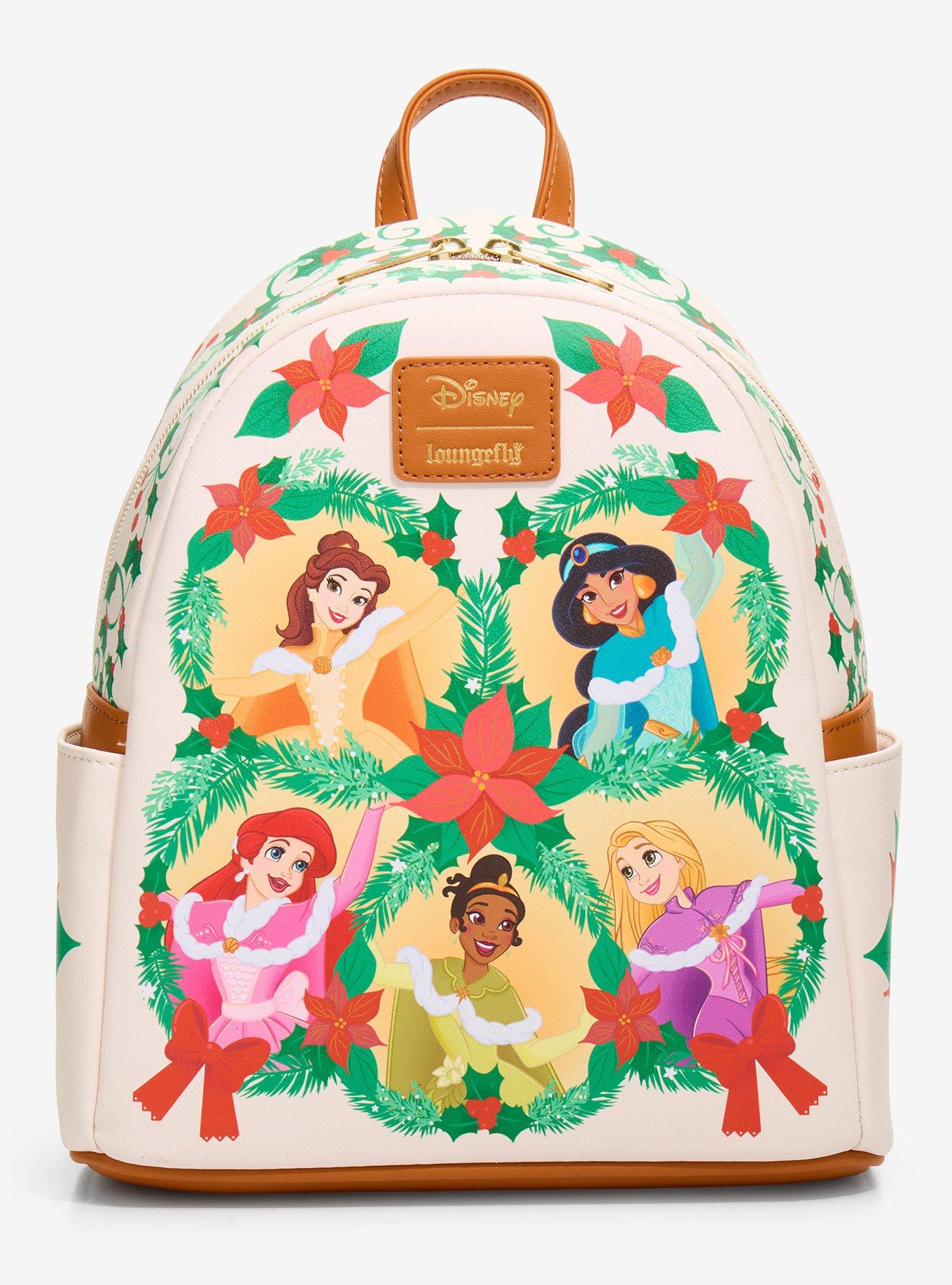 Loungefly Disney Princess Holiday Wreath Mini Backpack | Hot Topic