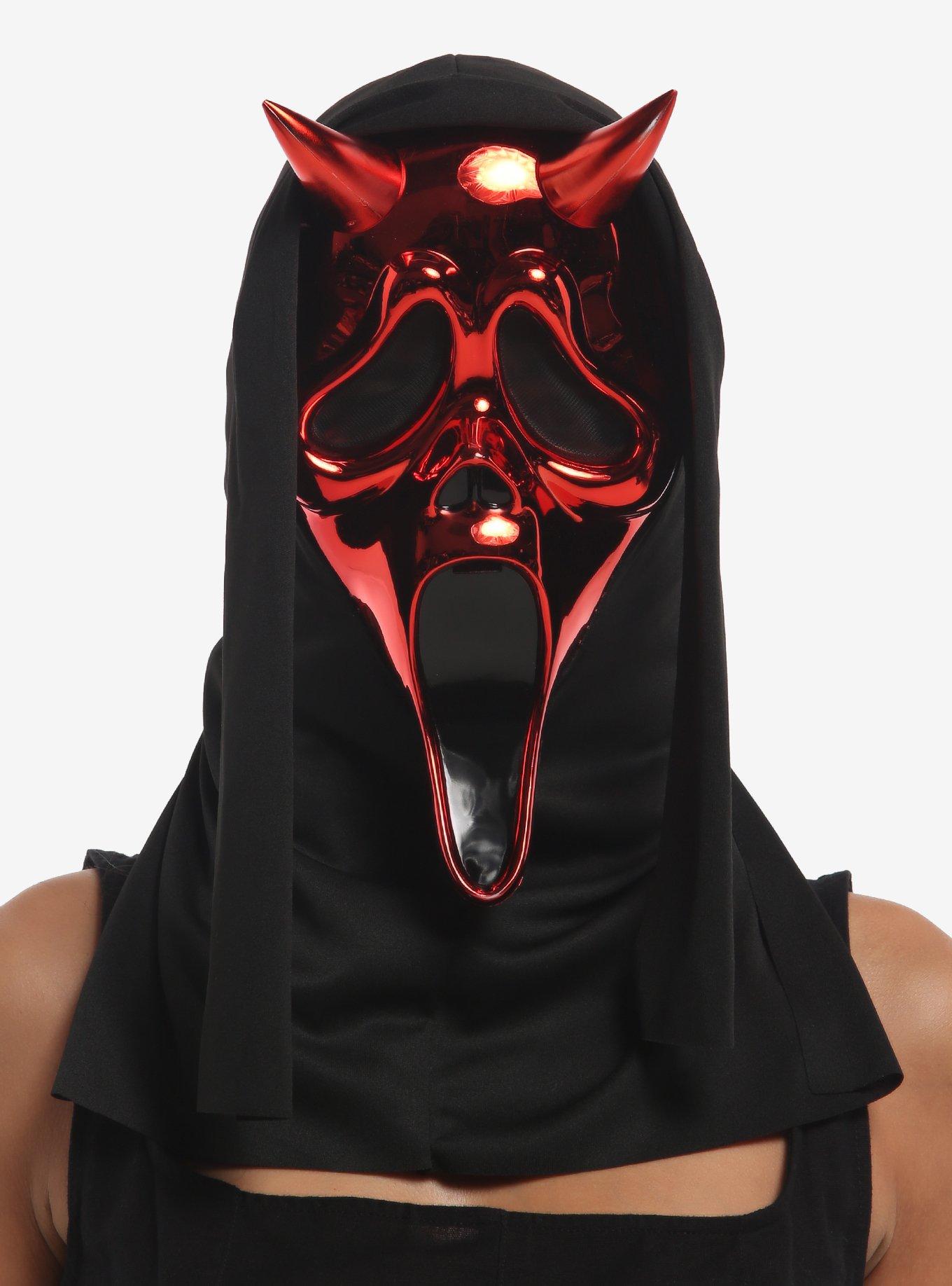 Ghost Face Red Chrome Devil Mask | Hot Topic