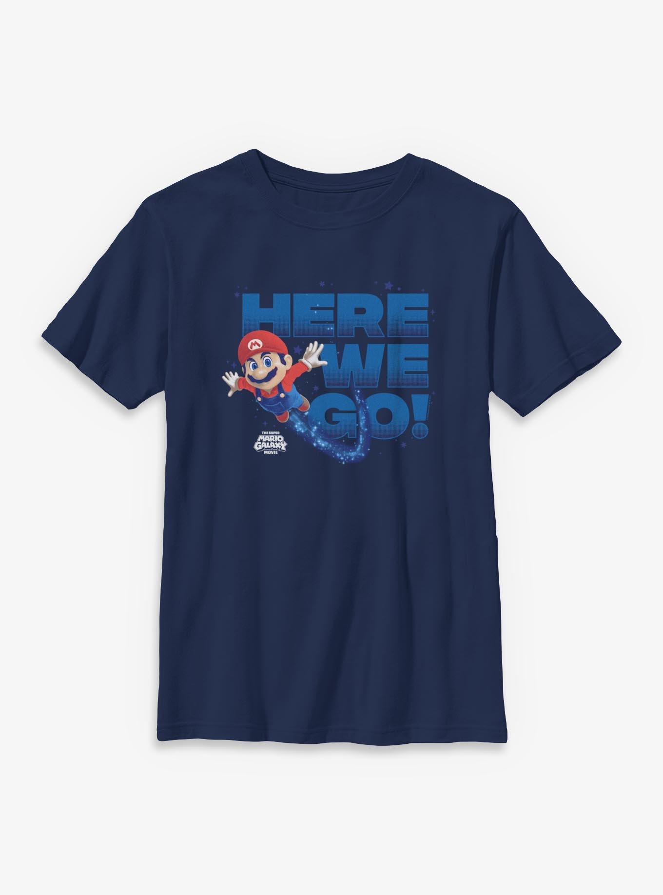 The Super Mario Galaxy Movie Here We Go Youth T-Shirt, , hi-res