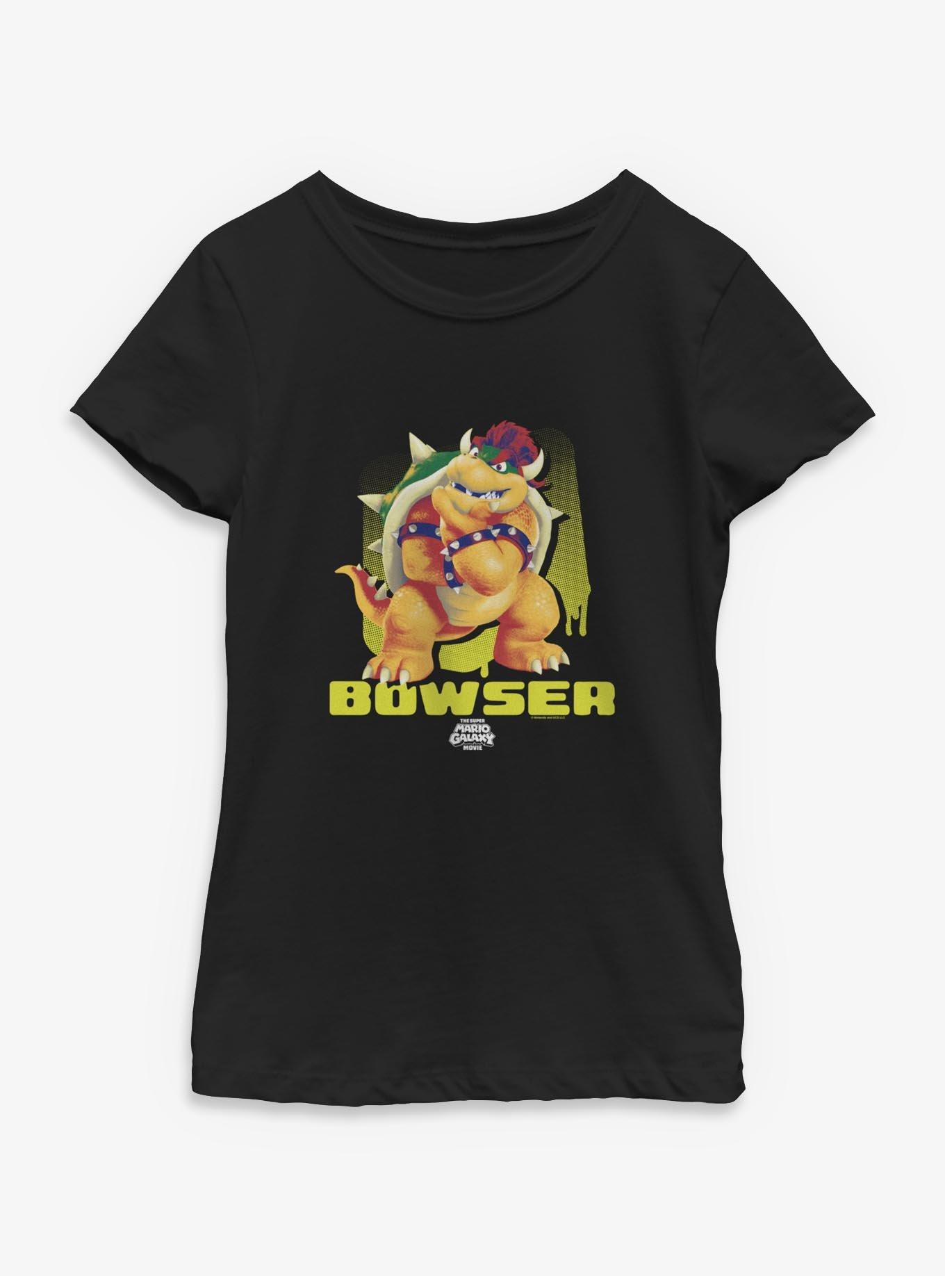 The Super Mario Galaxy Movie Bowser Youth Girls T-Shirt, , hi-res