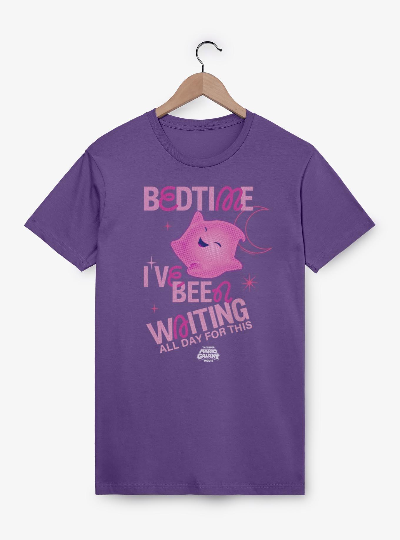 The Super Mario Galaxy Movie Luma Star I've Been Waiting All Day Bedtime T-Shirt, , hi-res