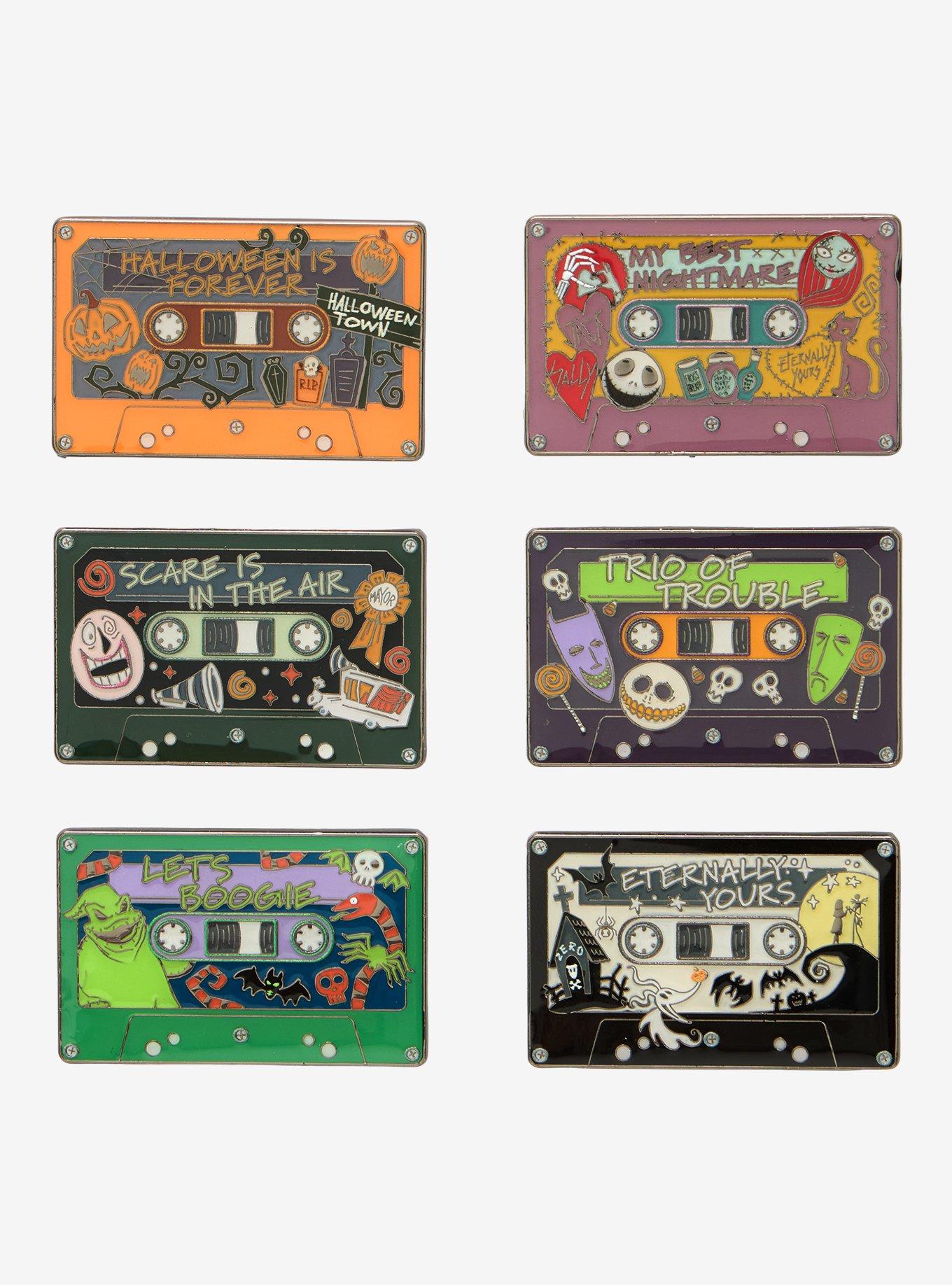 Loungefly The Nightmare Before Christmas Cassette Blind Box Enamel Pin Hot Topic Exclusive