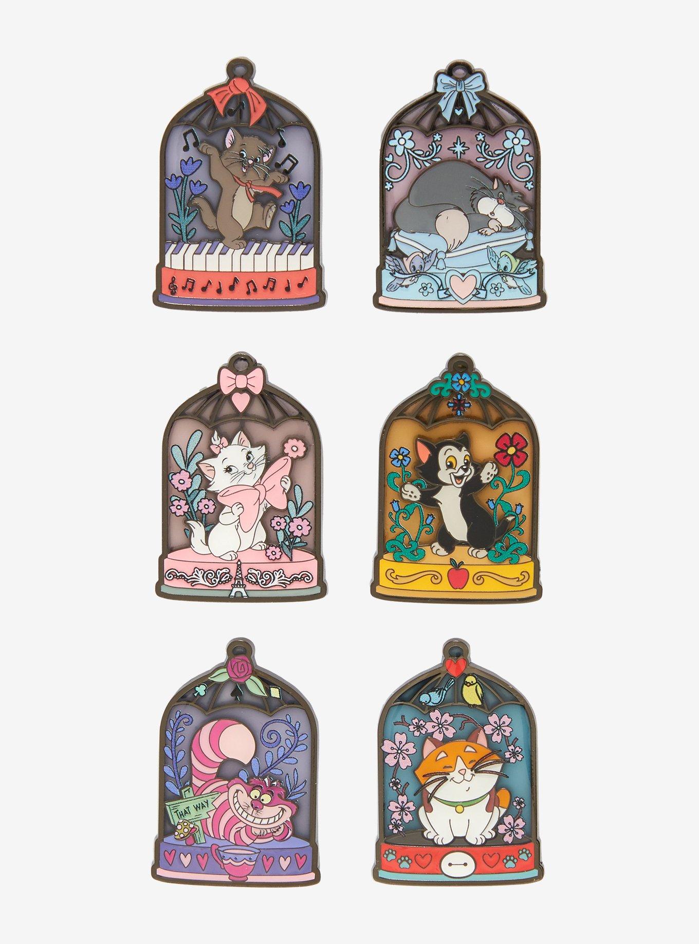 Loungefly Disney Cat Terrarium Blind Box Enamel Pin Hot Topic Exclusive, , hi-res