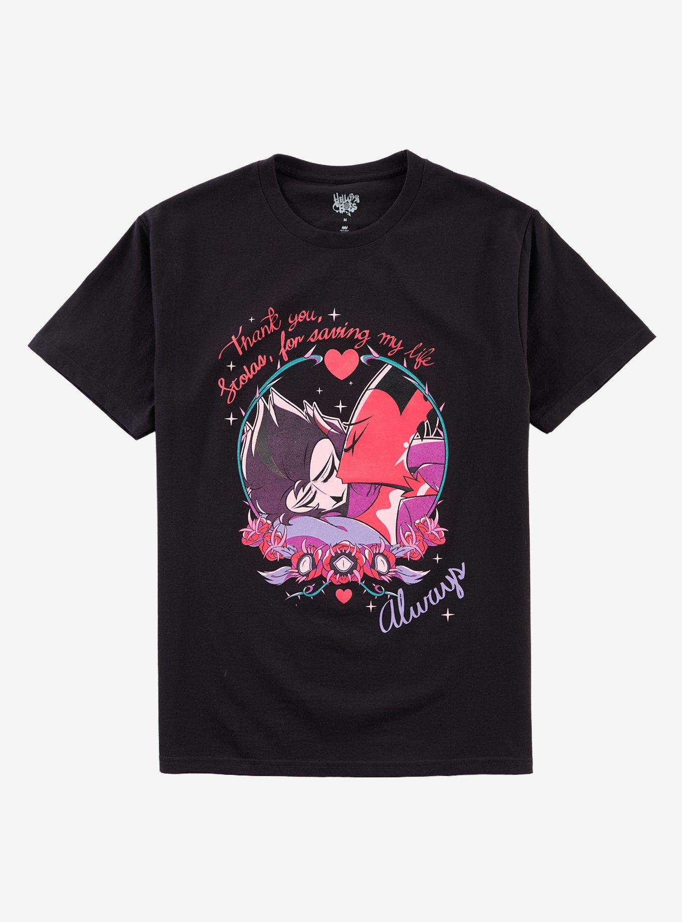Helluva Boss Blitz & Stolas Quote T-Shirt Hot Topic Exclusive, , hi-res