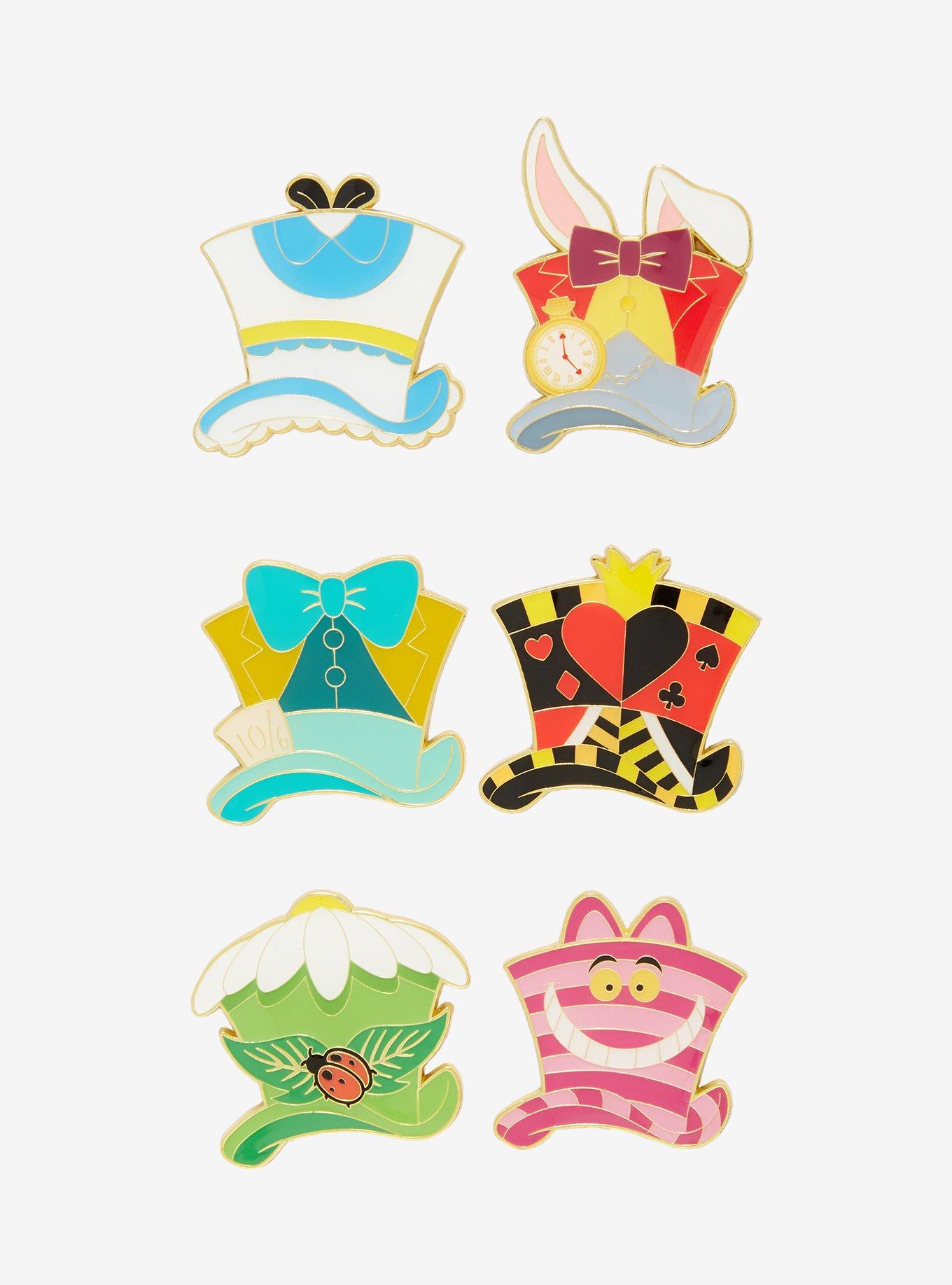 Loungefly Disney Alice in Wonderland Character Top Hats Blind Box Enamel Pin - BoxLunch Exclusive, , hi-res