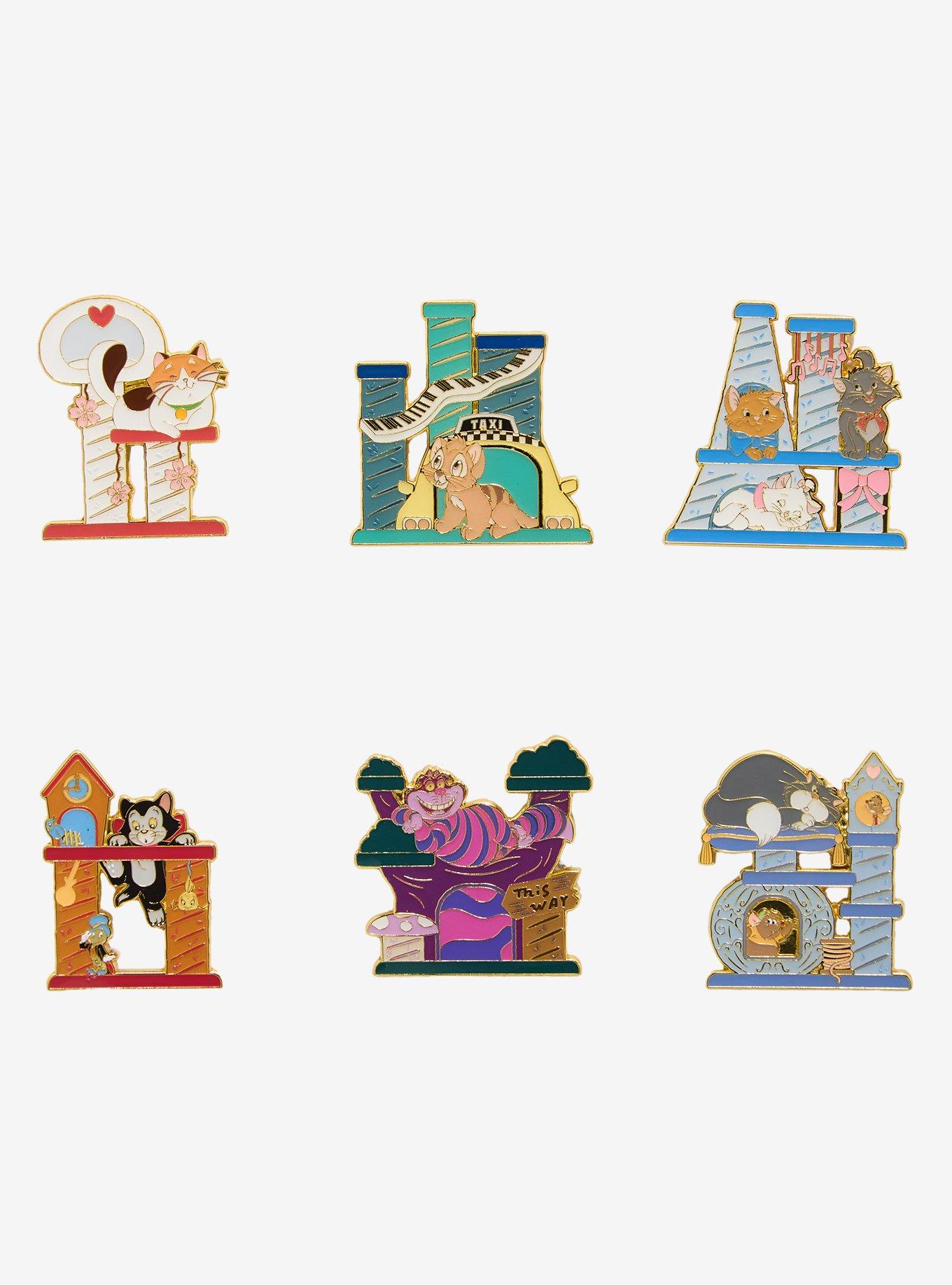 Loungefly Disney Cats & Dogs Cat Trees Blind Box Enamel Pin - BoxLunch Exclusive, , hi-res