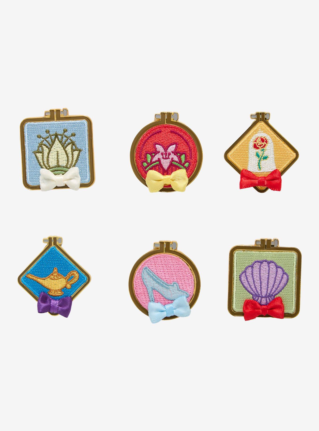 Loungefly Disney Princess Cross Stitch Blind Box Enamel Pin - BoxLunch Exclusive, , hi-res