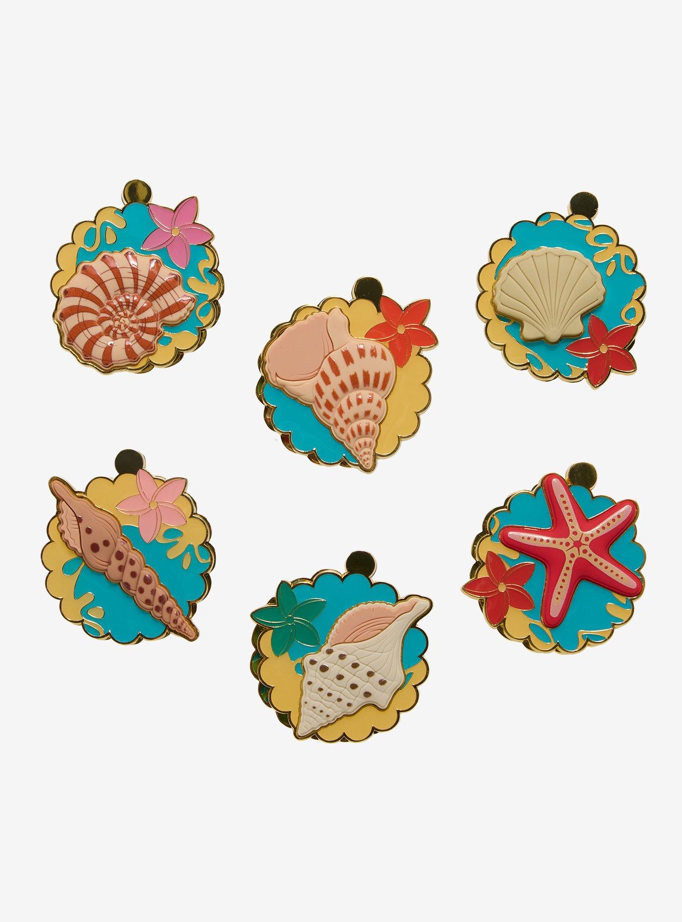 Loungefly Disney Moana Seashell Hinged Blind Box Enamel Pin - BoxLunch Exclusive, , hi-res