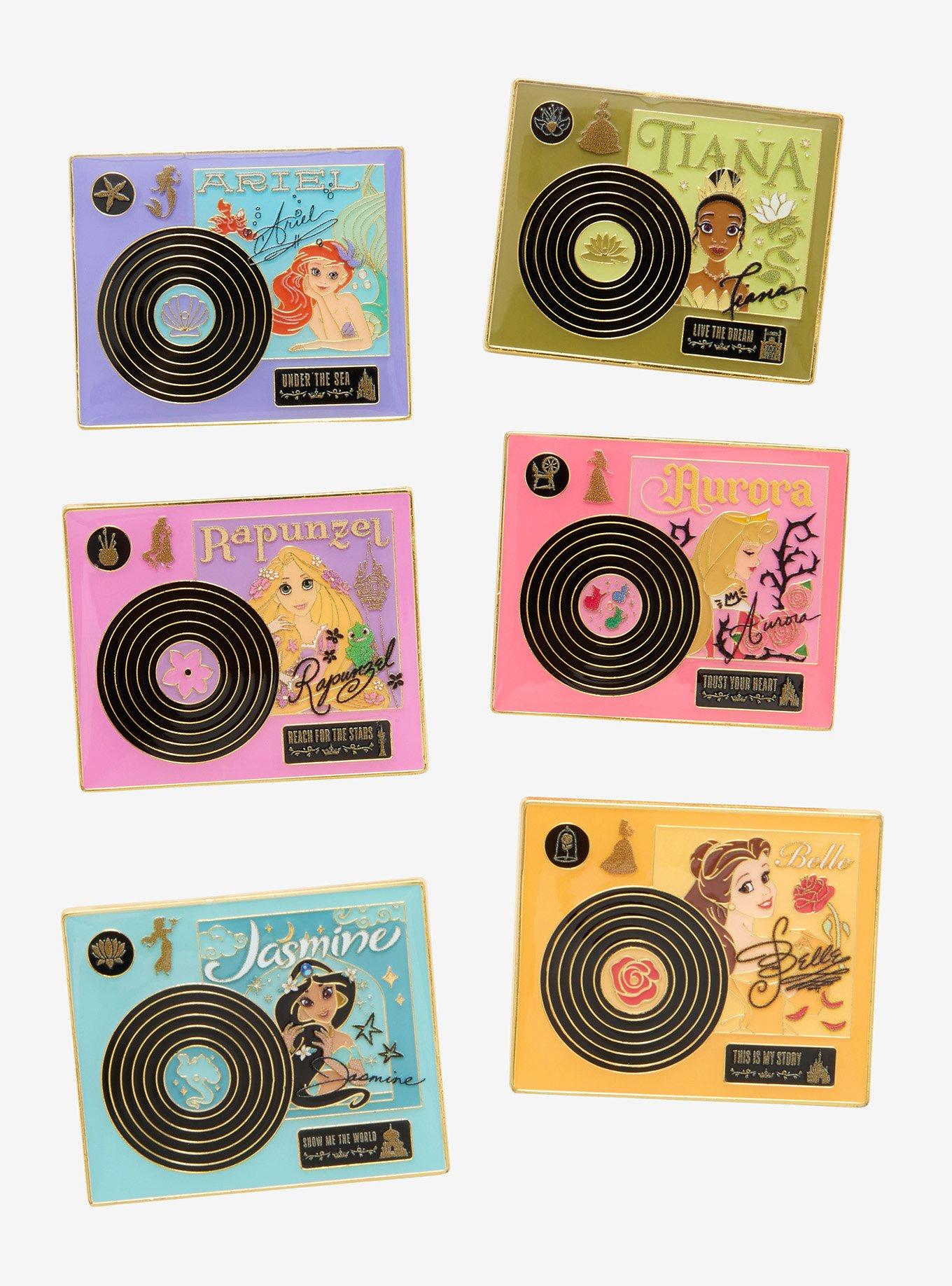 Loungefly Disney Princess Record Players Blind Box Enamel Pin - BoxLunch Exclusive, , hi-res