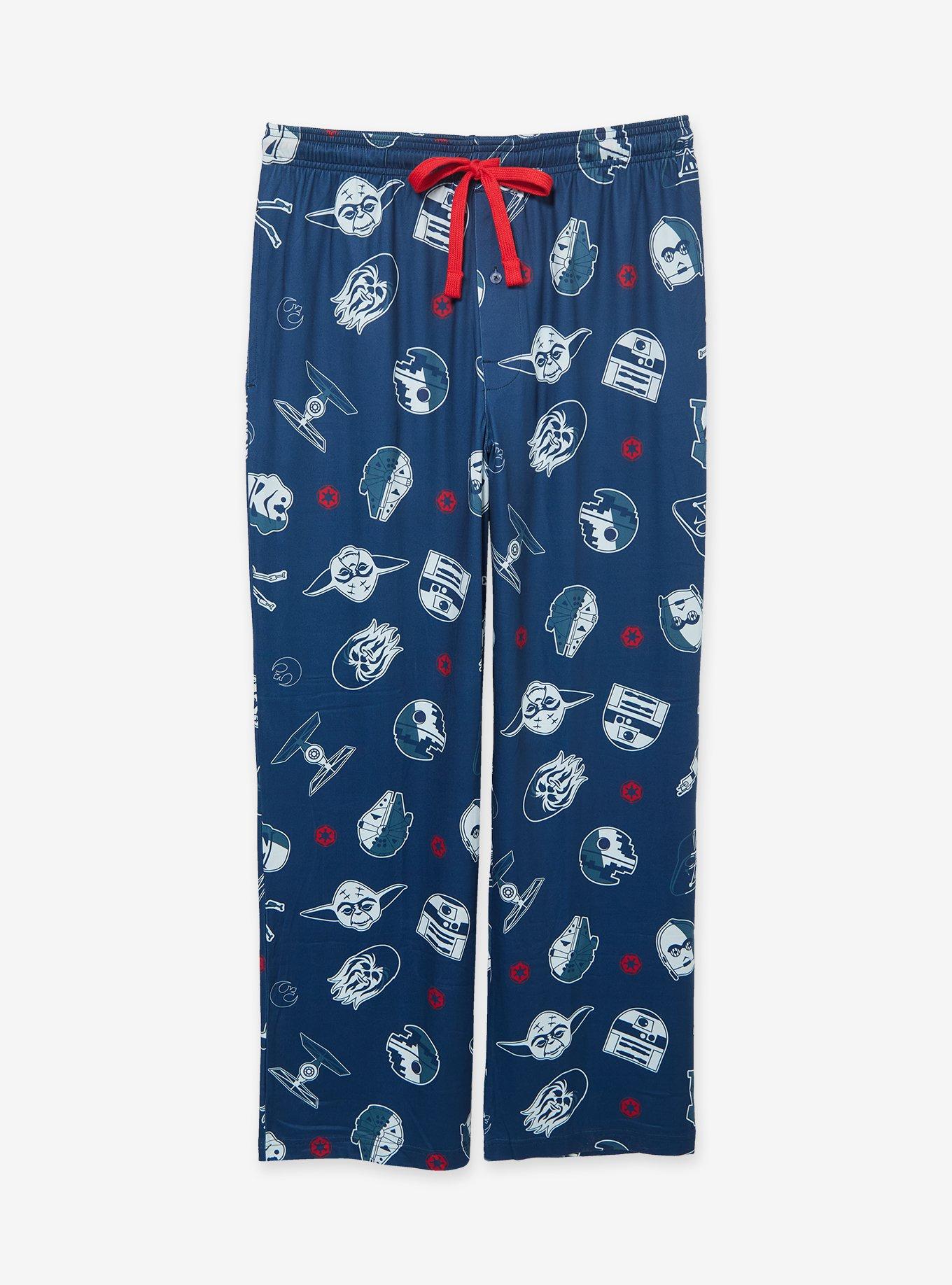 Star Wars Tonal Icons Allover Print Sleep Pants - BoxLunch Exclusive, , hi-res