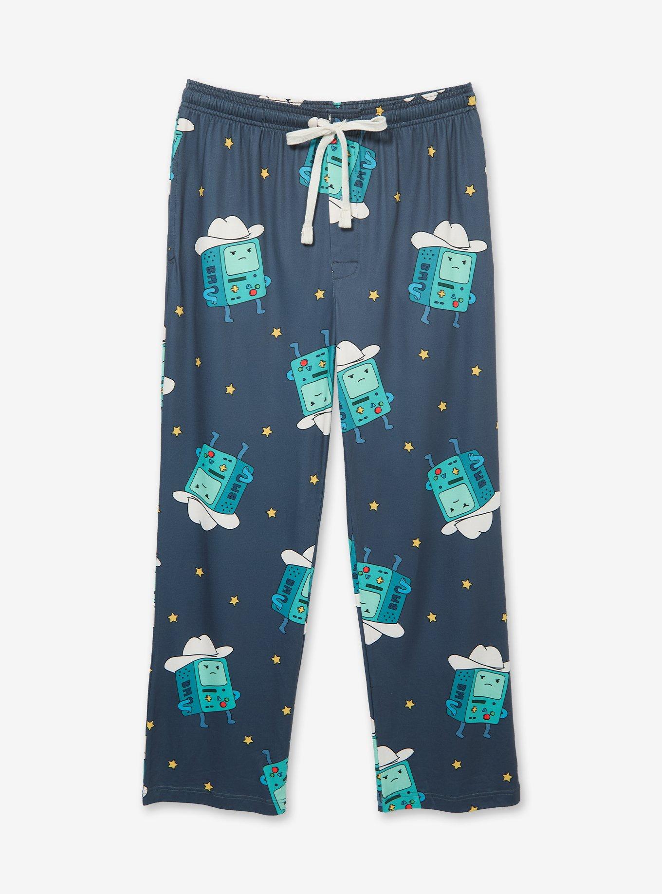 Adventure Time Cowboy BMO Allover Print Sleep Pants - BoxLunch Exclusive, , hi-res