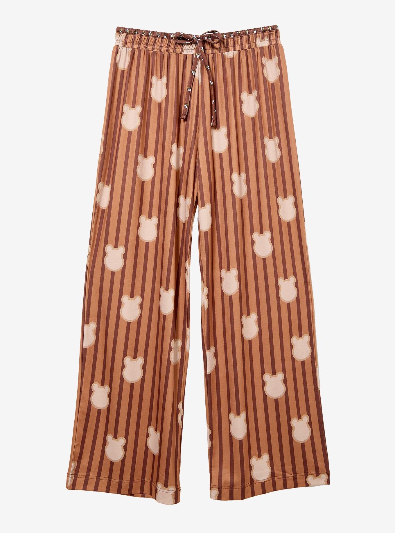 Disney Winnie the Pooh Silhouette Striped Women's Sleep Pants - BoxLunch Exclusive, , hi-res