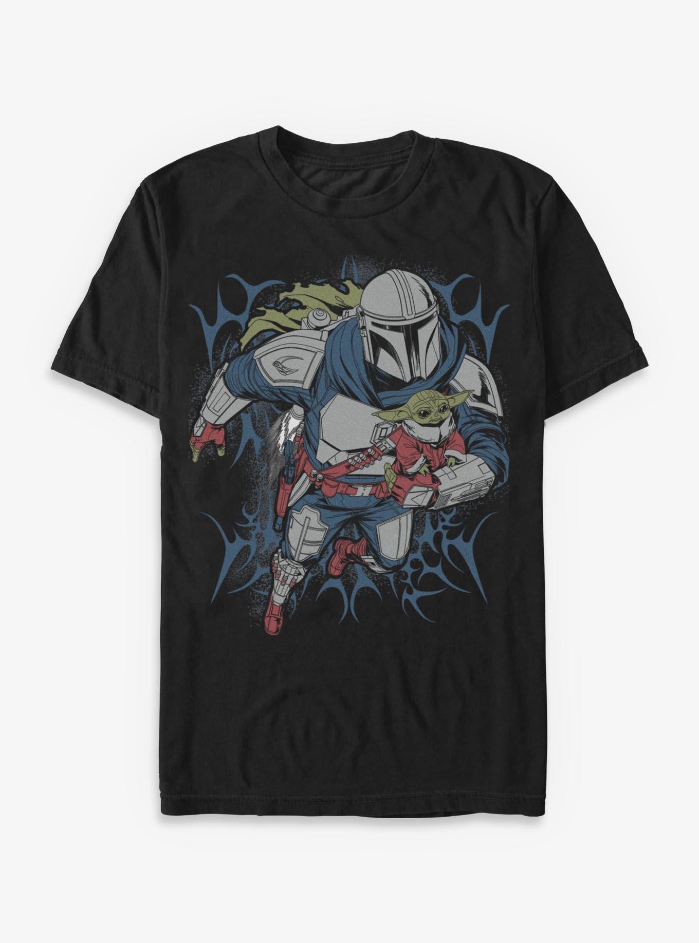 Star Wars The Mandalorian & Grogu Most Metal Duo T-Shirt Hot Topic Exclusive, , hi-res