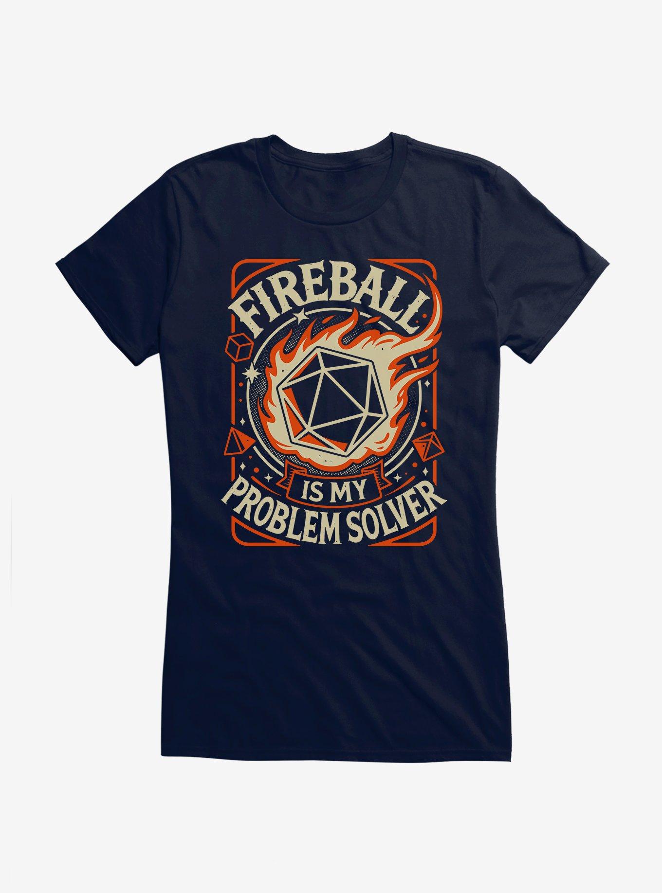 Fireball Is My Problem Solver Girls T-Shirt, , hi-res