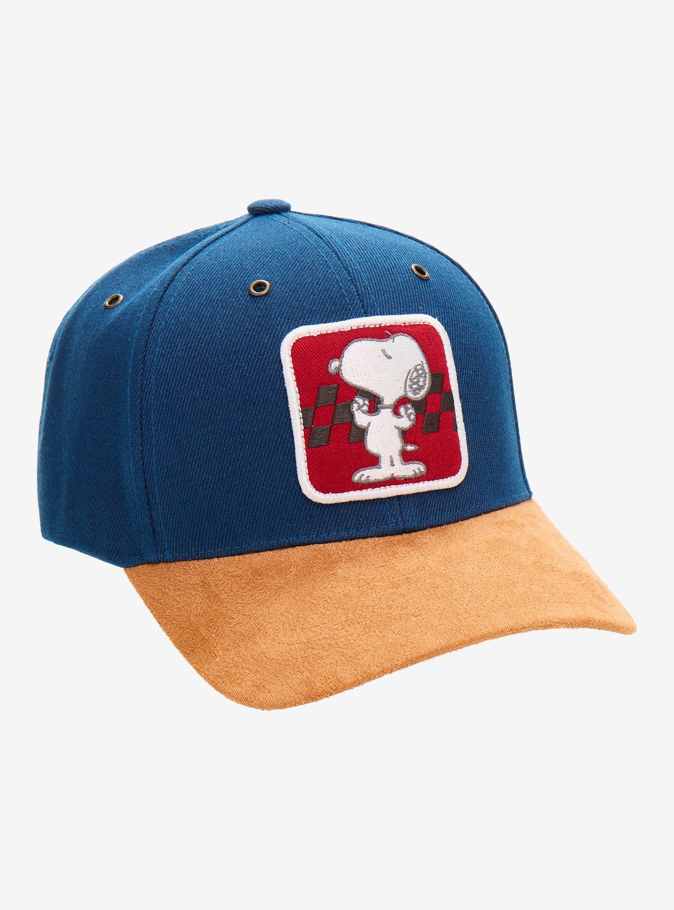 Peanuts Snoopy Suede Brim Ball Cap - BoxLunch Exclusive, , hi-res