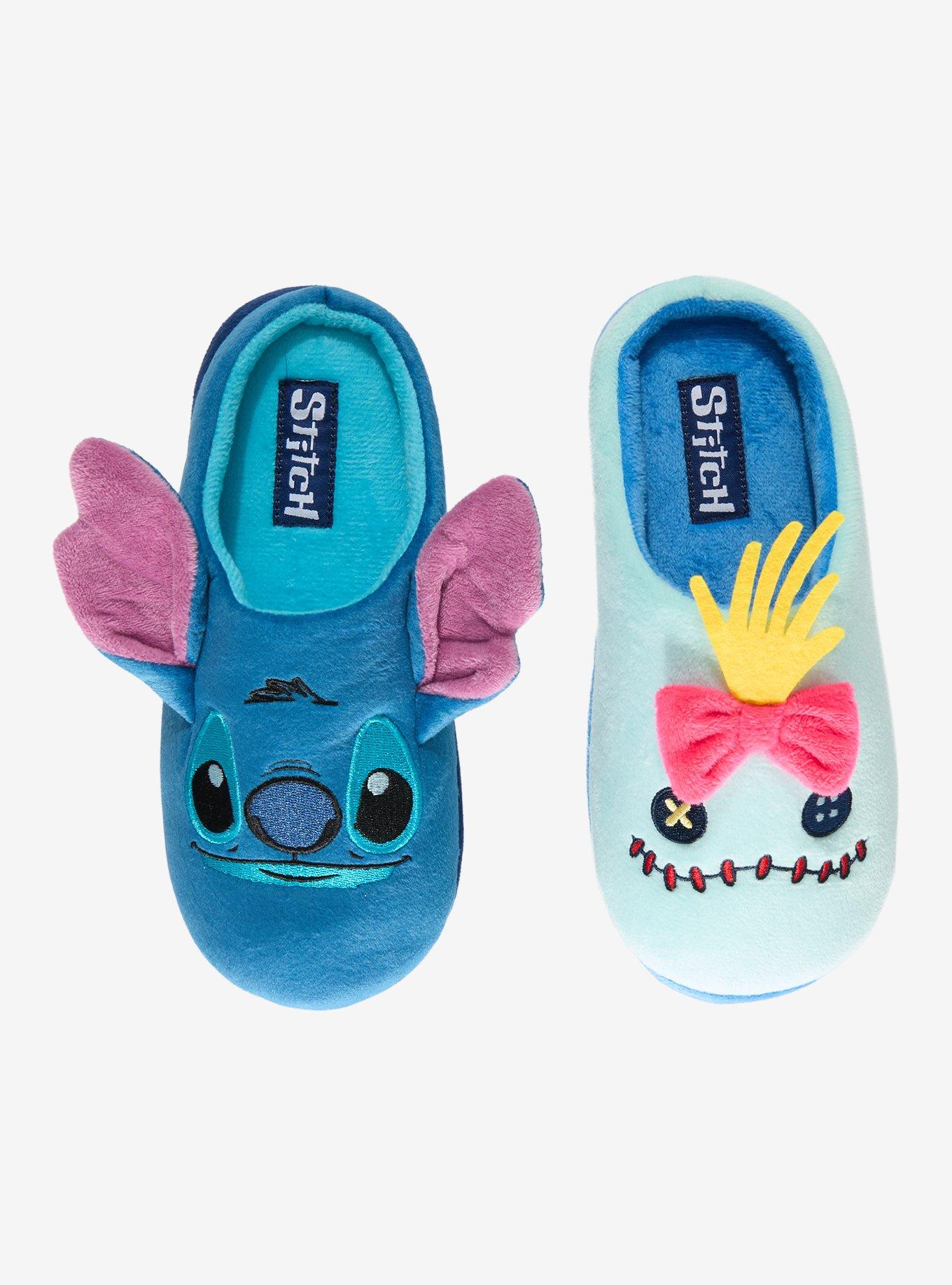 Disney Lilo & Stitch Scrump & Stitch Slippers - BoxLunch Exclusive, , hi-res