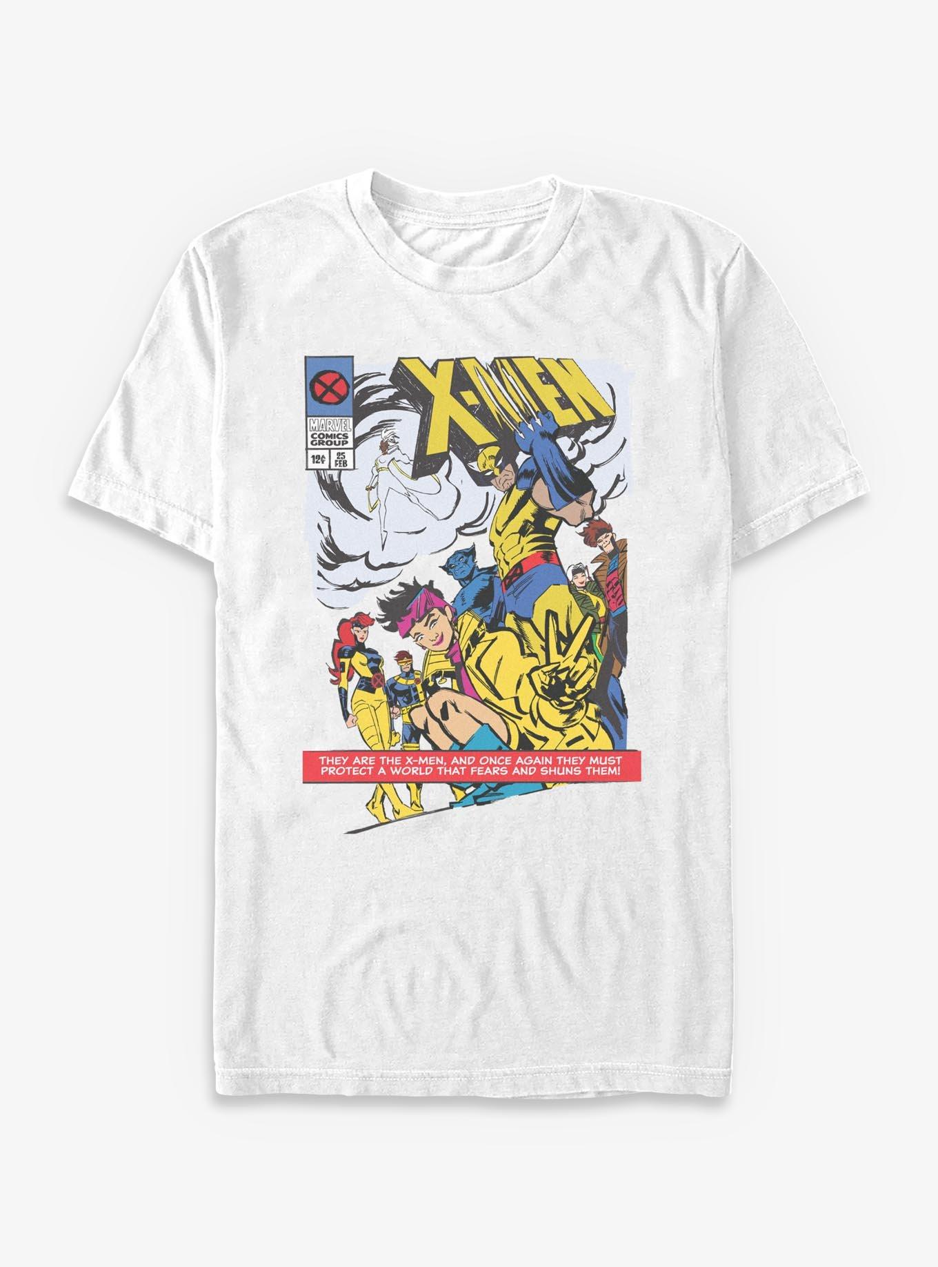 X-Men Protect The World T-Shirt, WHITE, hi-res