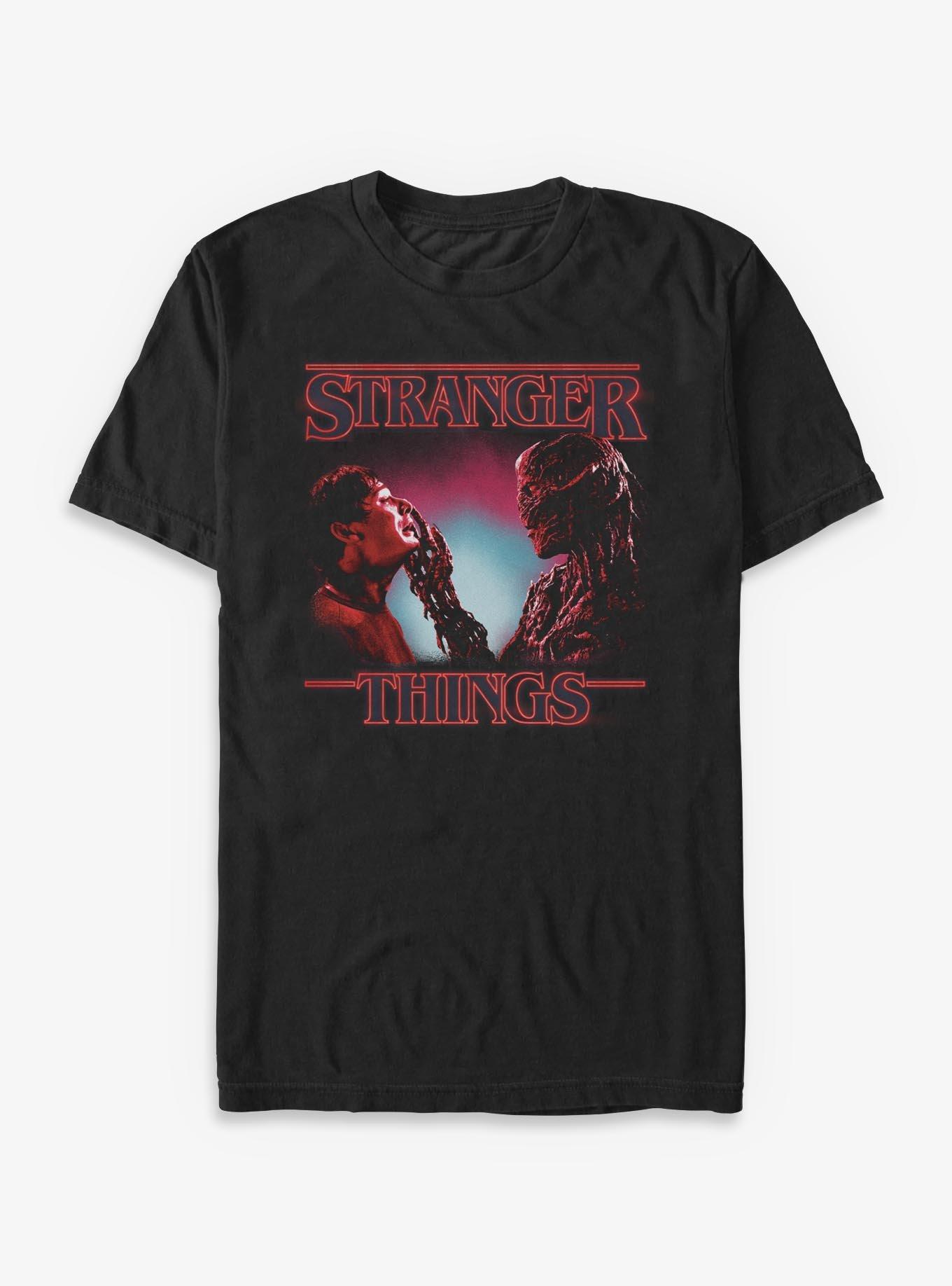 Stranger Things Sweet Embrace T-Shirt, BLACK, hi-res