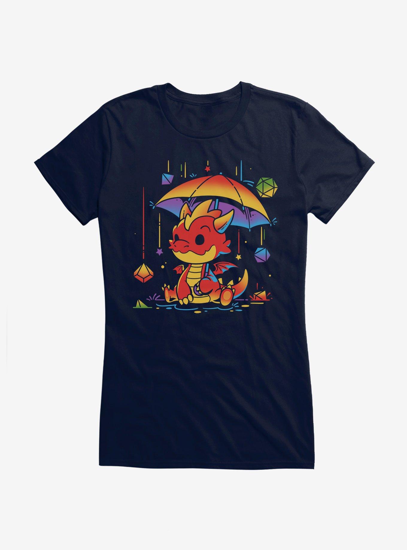 Dragon Rainy Dice Day Girls T-Shirt, , hi-res