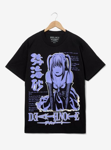 Death Note Misa Tonal Portrait T-Shirt - BoxLunch Exclusive | BoxLunch 【未使用・タグ付き】 DEATH NOTE ロングTシャツ 黒 MISAモデル
