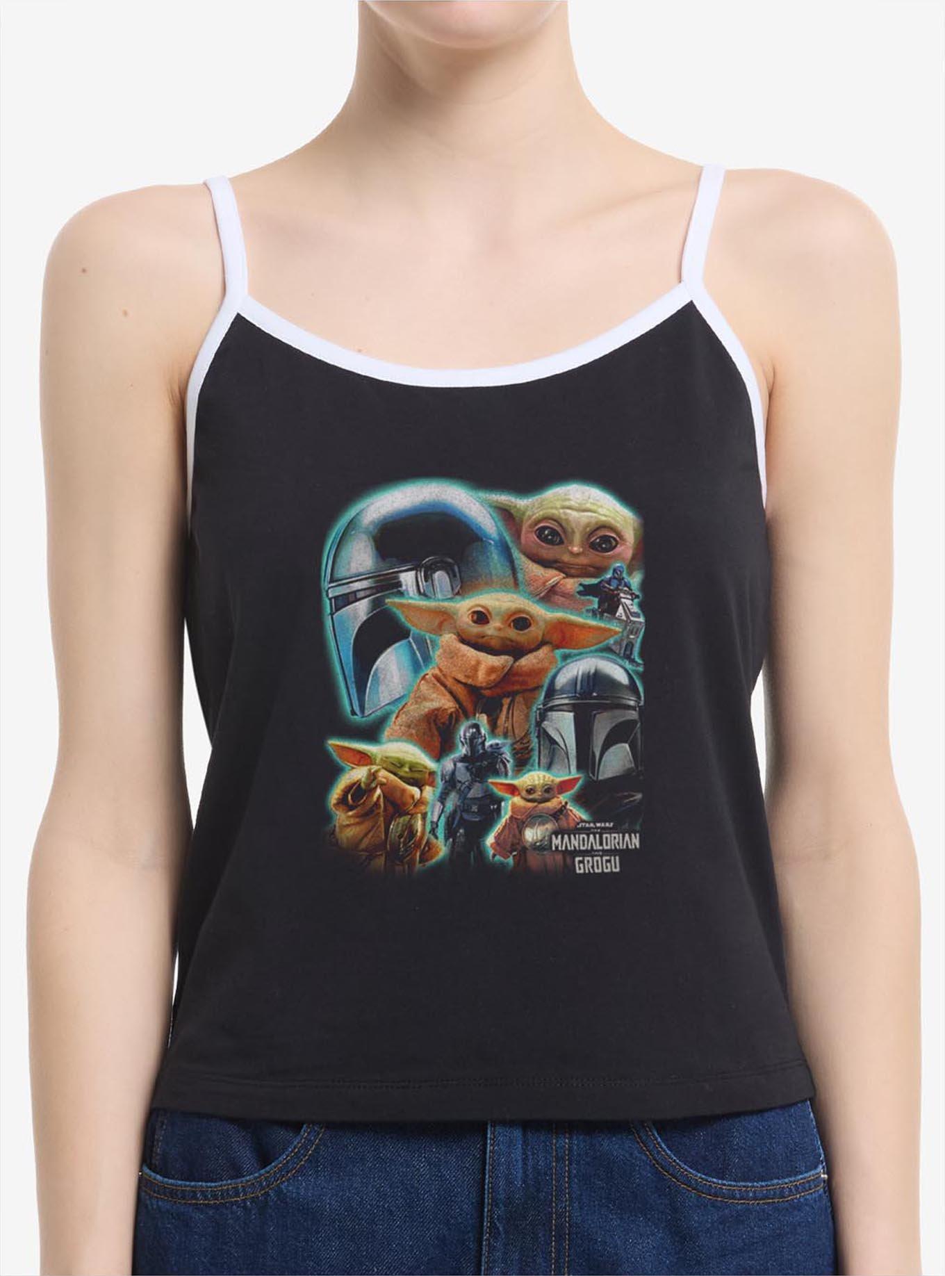 Star Wars: The Mandalorian And Grogu & Cosmic Collage  Womens Cami Box Lunch Exclusive