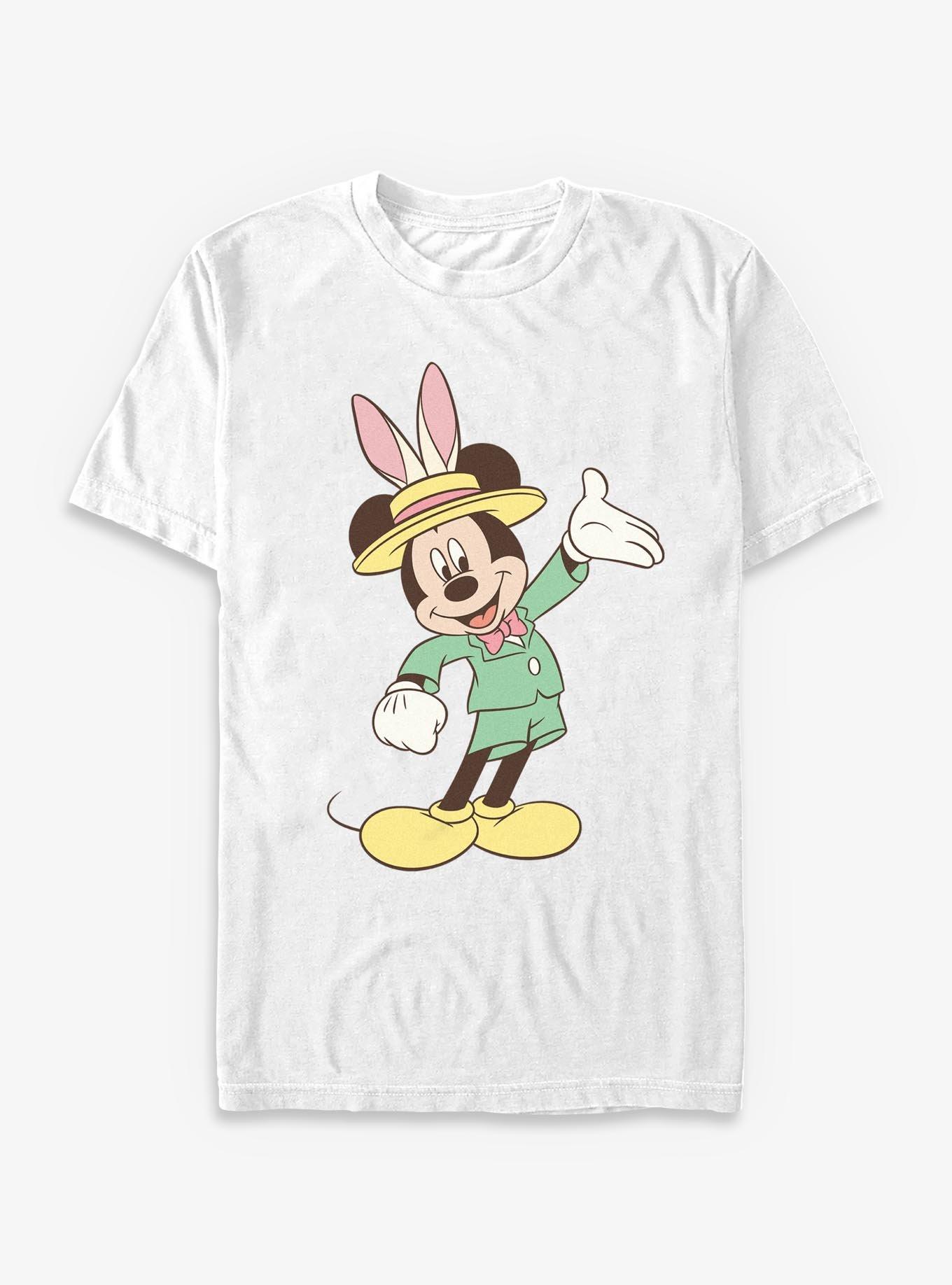 Disney Mickey Mouse Easter Bunny Ears T-Shirt - WHITE | Hot Topic display picture 1