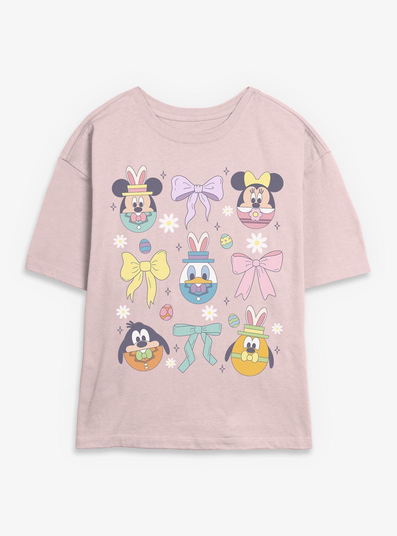 Disney Mickey Mouse Easter Eggs Buds Girls Skimmer T-Shirt