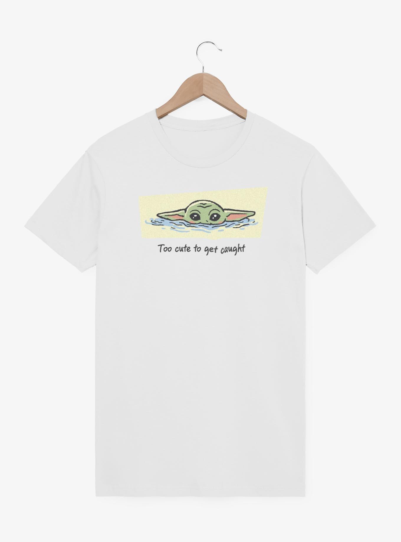 Star Wars: The Mandalorian And Grogu Too Cute To Get Caught Grogu T-Shirt, , hi-res