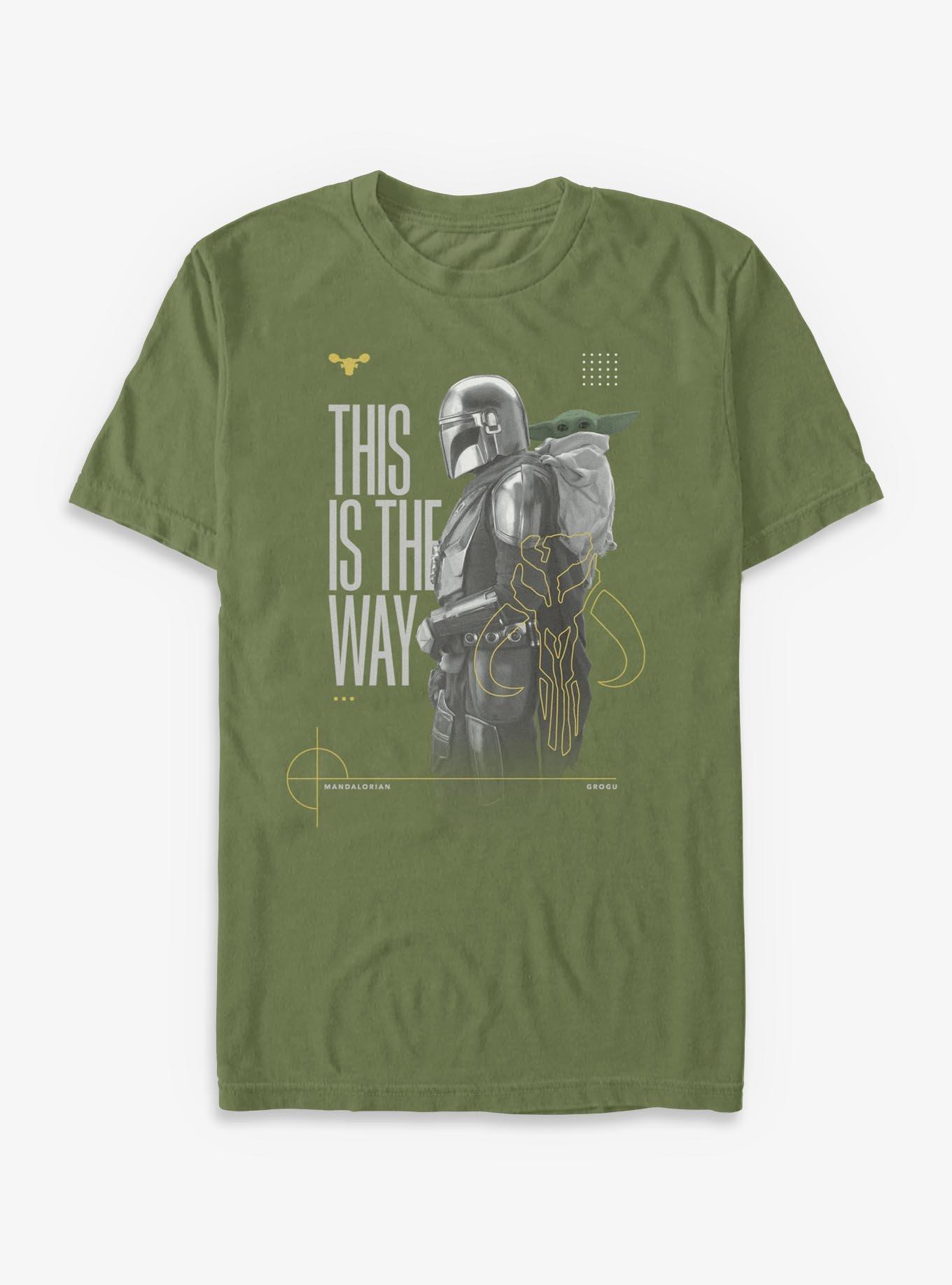 Star Wars: The Mandalorian And Grogu This Is The Way The Mandalorian & Grogu Profile T-Shirt, , hi-res