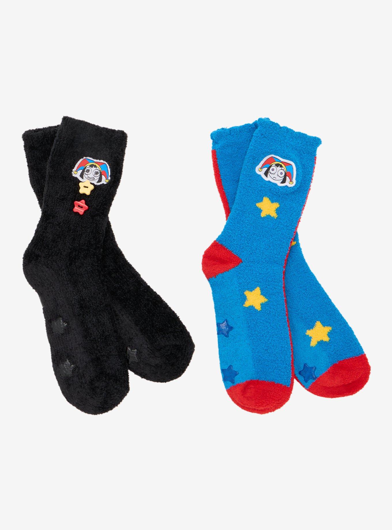 The Amazing Digital Circus Pomni Cozy Socks 2 Pair