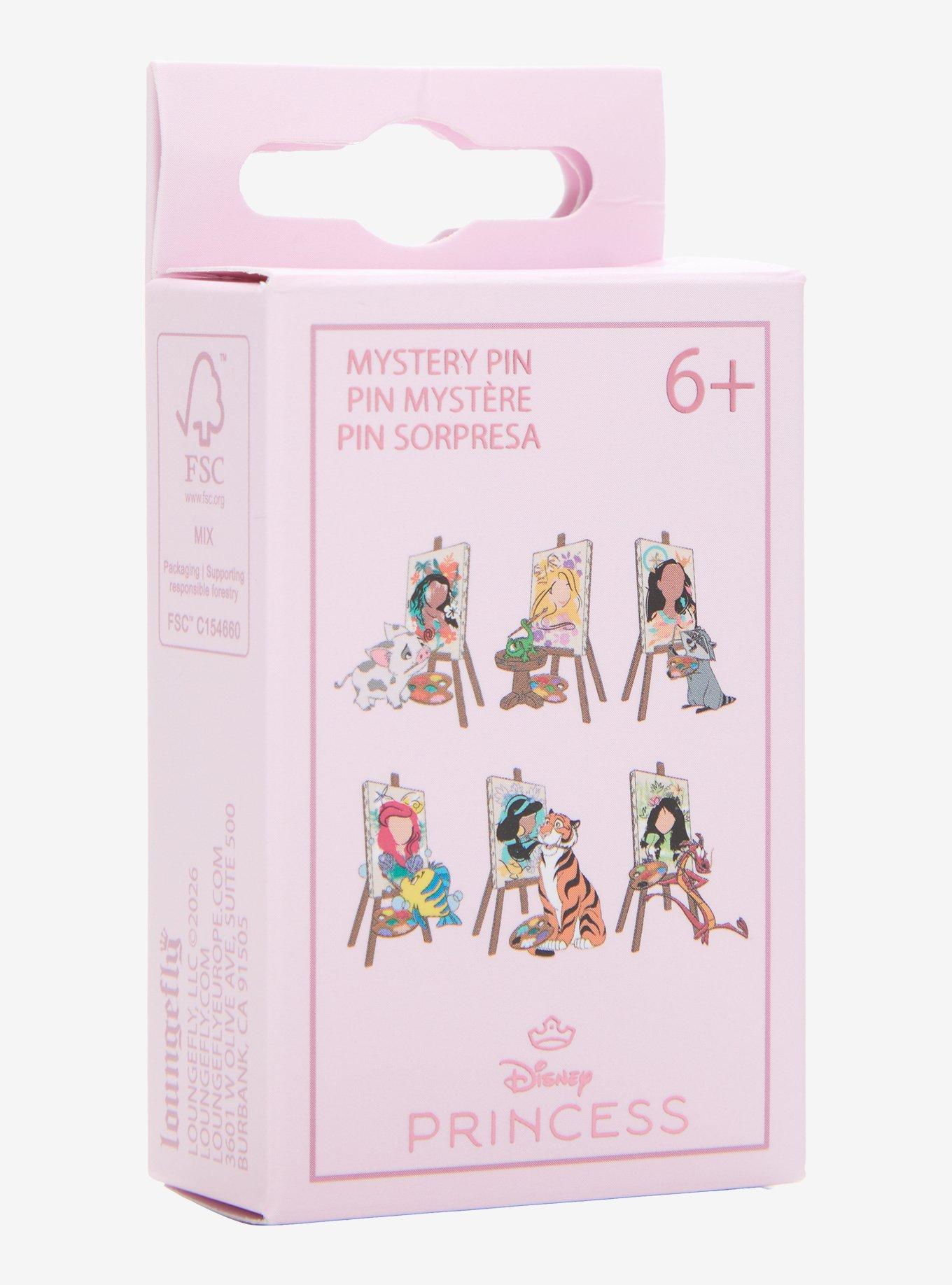 Loungefly Disney Princess Sidekicks Painting Blind Box Enamel Pin, , hi-res