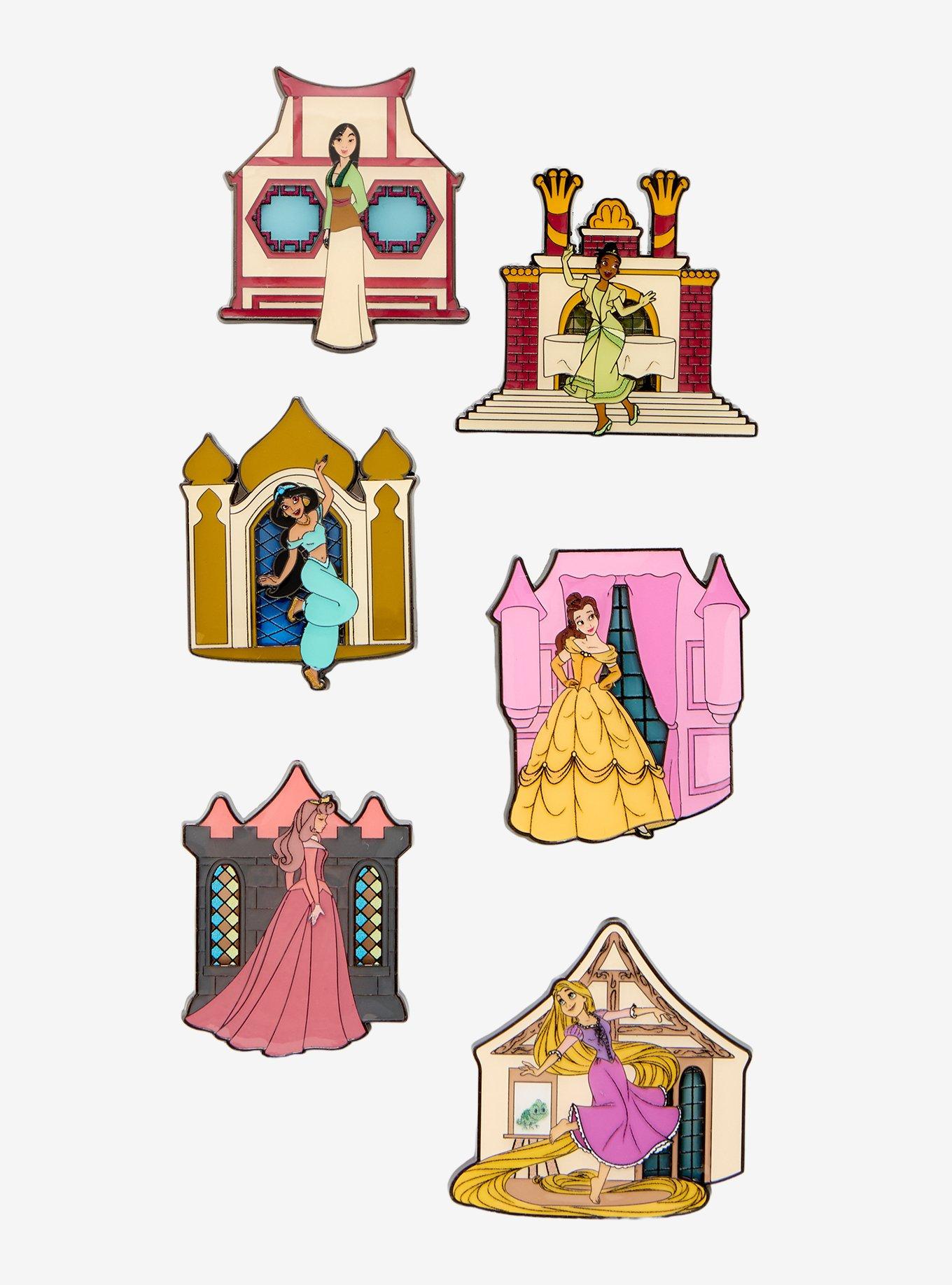 Loungefly Disney Princess Castle Blind Box Enamel Pin Hot Topic Exclusive, , hi-res