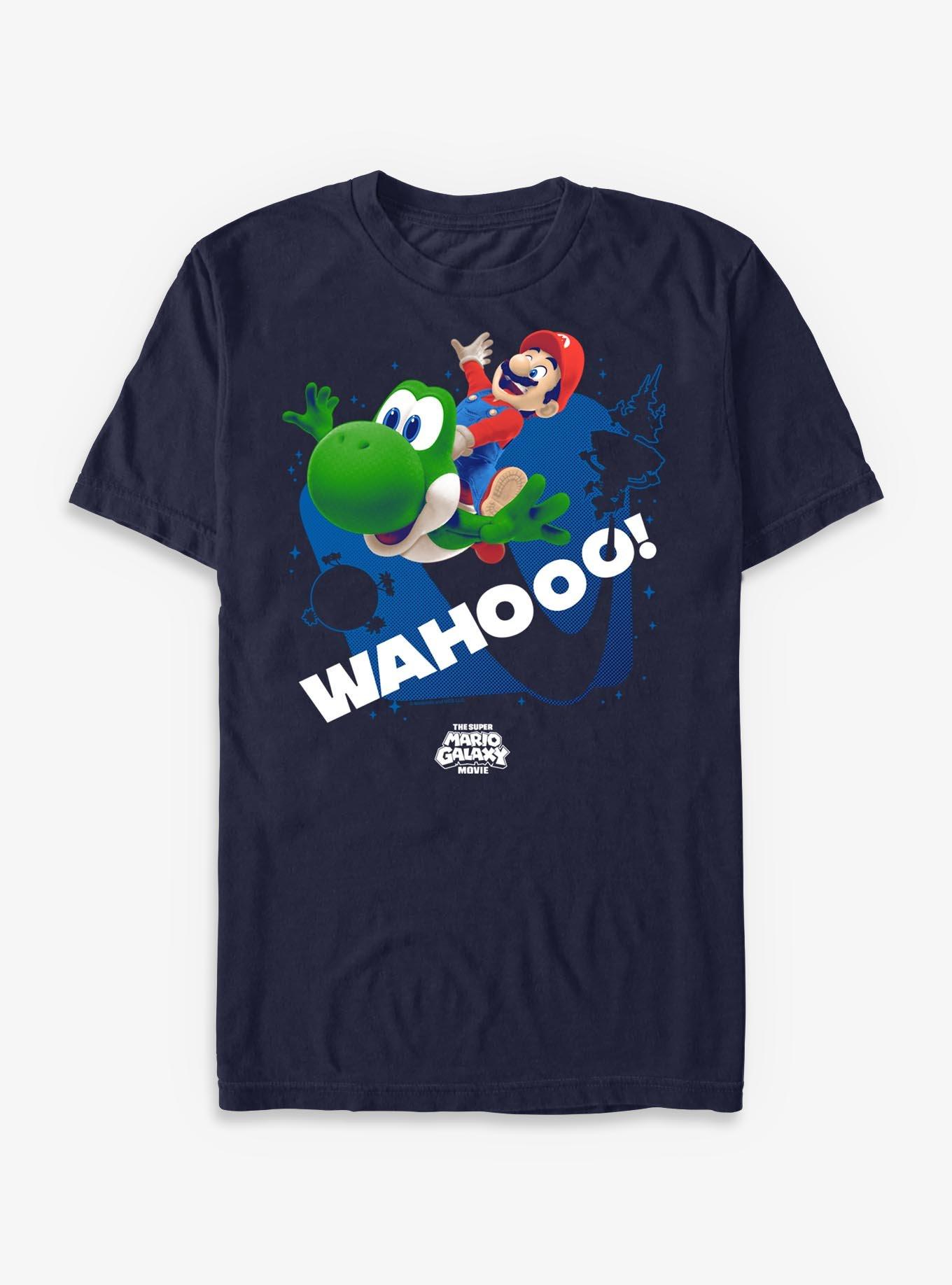 The Super Mario Galaxy Movie Wahooo ! Mario & Yoshi T-Shirt, , hi-res