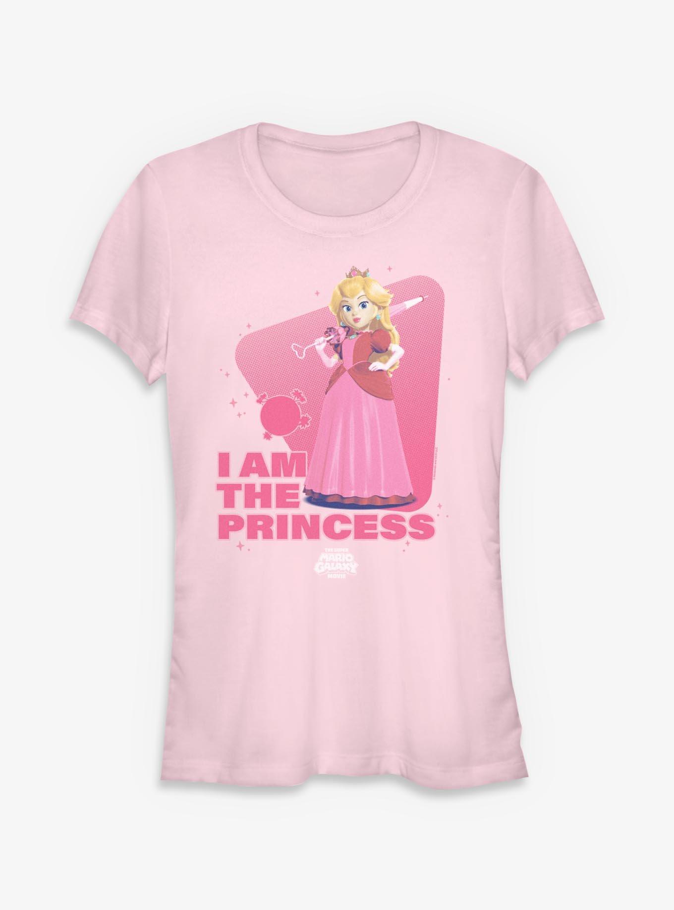 The Super Mario Galaxy Movie Peach I Am The Princess Girls T-Shirt, , hi-res