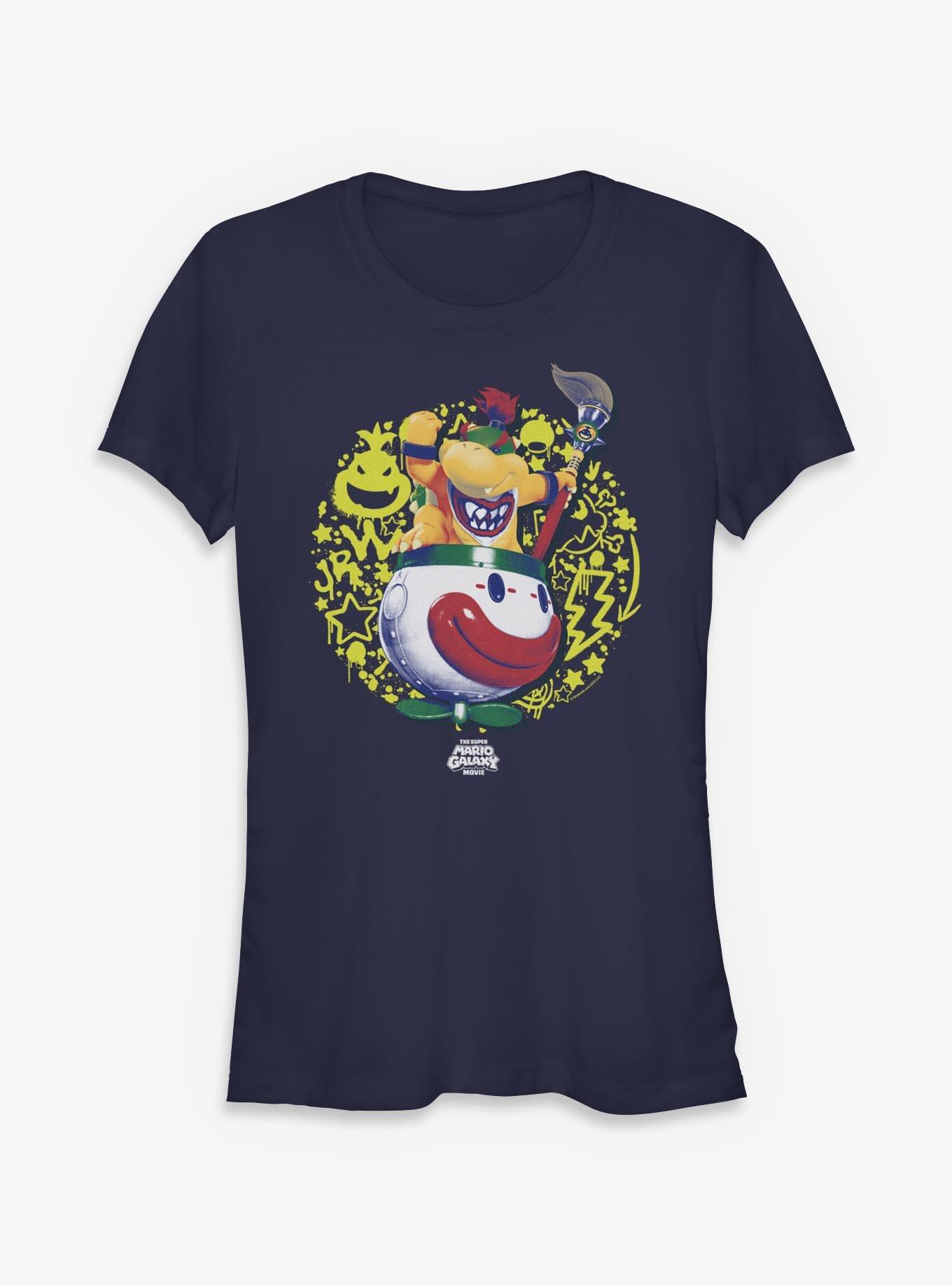 The Super Mario Galaxy Movie Bowser Jr Icons Girls T-Shirt, , hi-res